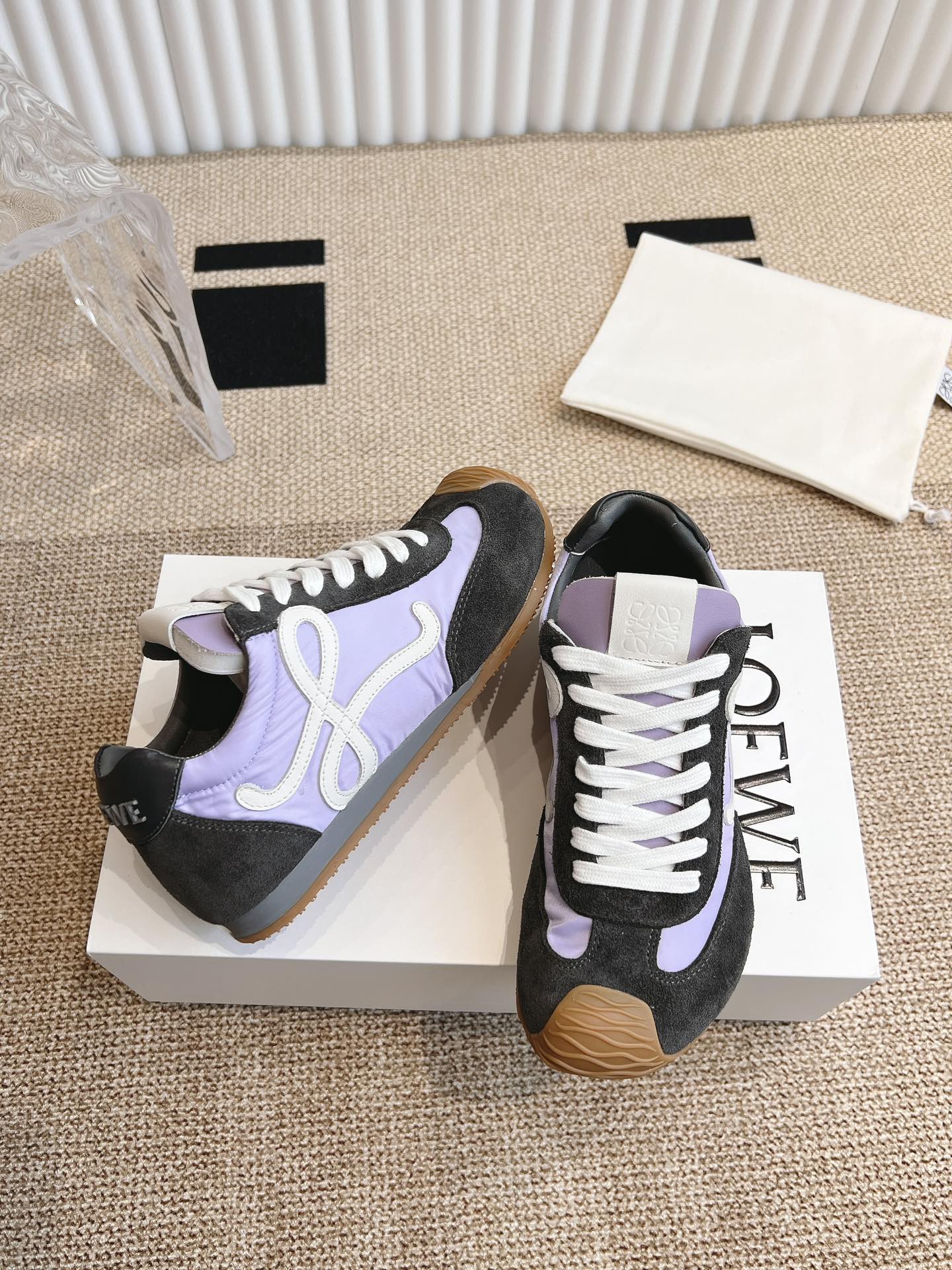 Loewe Balletrunner Sneakers - Leather and Fabric Upper - Sizes 35-45 7 i1733154762 9723 0
