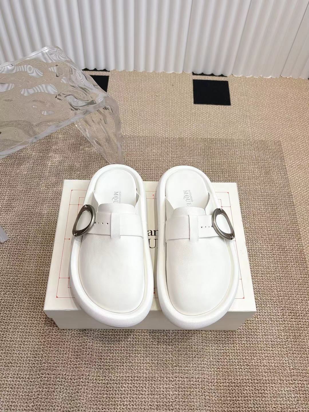 Alexander McQueen 女340 大头包头拖 勃肯拖‼ ‼