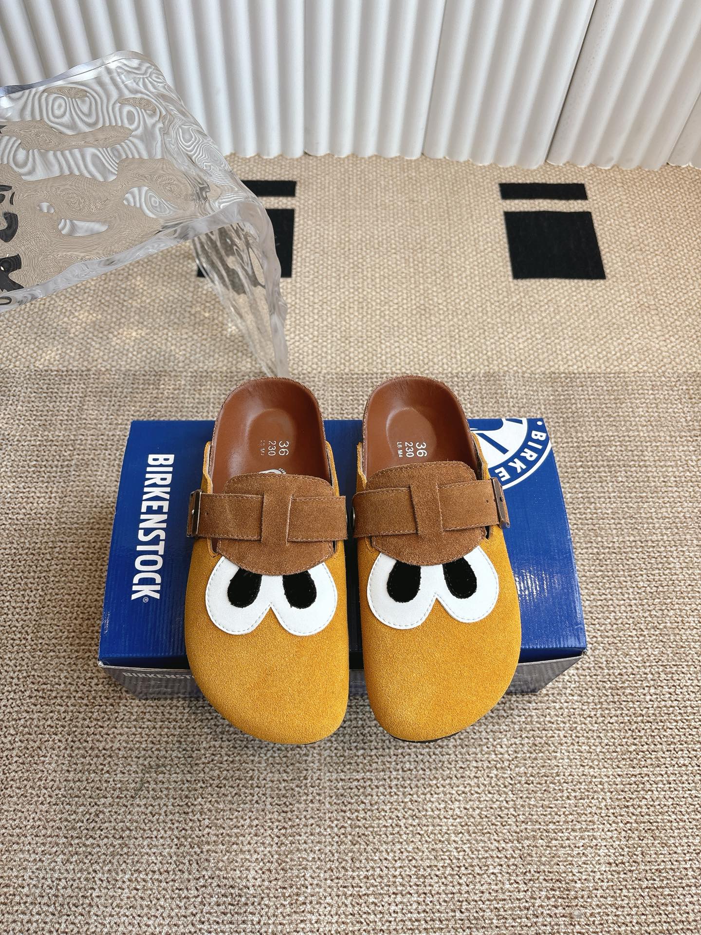 Birkenstock Boston Cute Monster Clogs Couples Sandals Slides Slippers Unisex 2 i1743620528871 4922 0 0