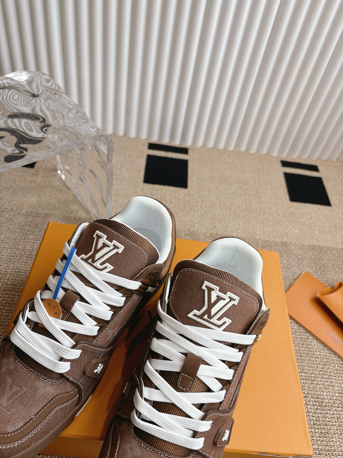 Louis Vuitton Trainer Monogram Low-Top Sneakers Brown Leather Size 35-45 6 i1743838182415 6150 0 5