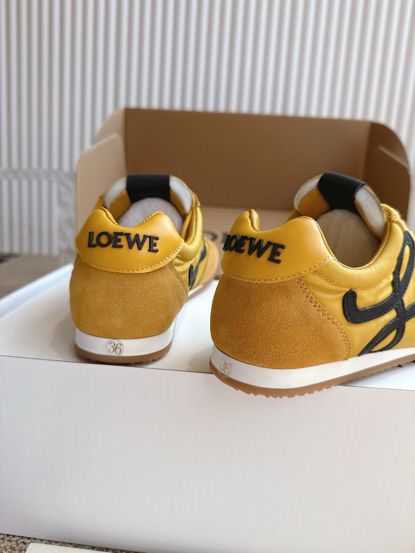 Loewe Balletrunner Sneakers - Leather and Fabric Upper, Rubber Sole (Size 35-45) 9 i1745298833791 6186 0 7