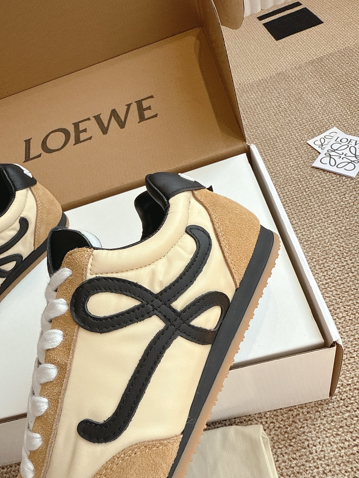 Loewe Balletrunner Sneakers - Leather and Fabric Upper, Rubber Sole,Sizes 35-45 9 i1745298893036 9013 0 7