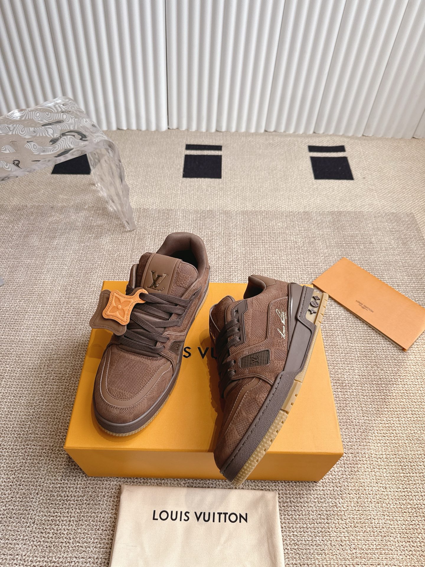 Louis Vuitton Vuiton 路易威登 2024ss新款 LV Trainer系列板鞋篮球鞋 ‼