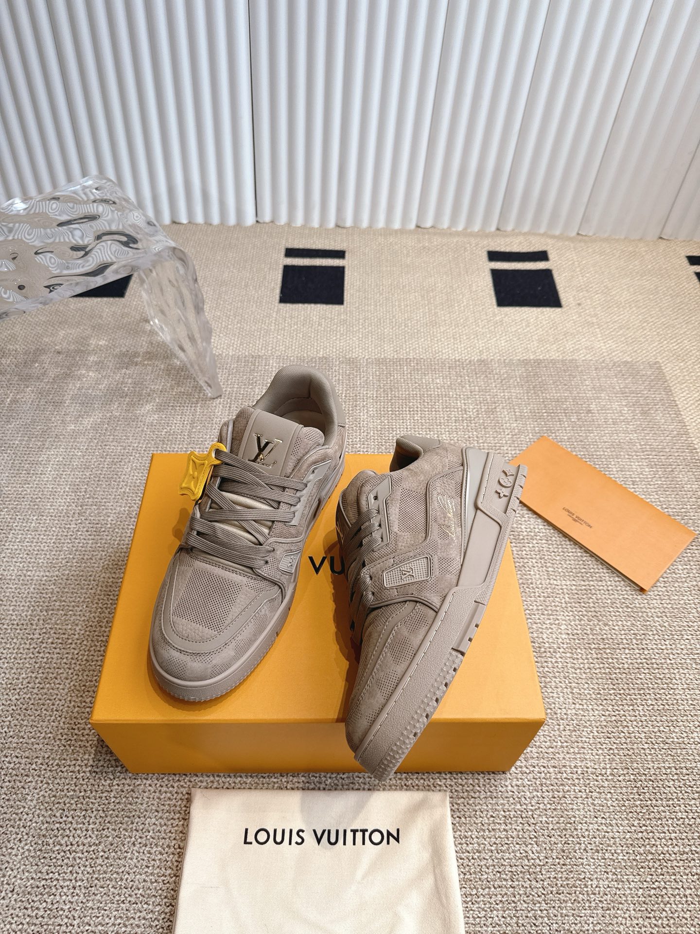 Louis Vuitton Vuiton 路易威登 2024ss新款 LV Trainer系列板鞋篮球鞋 ‼
