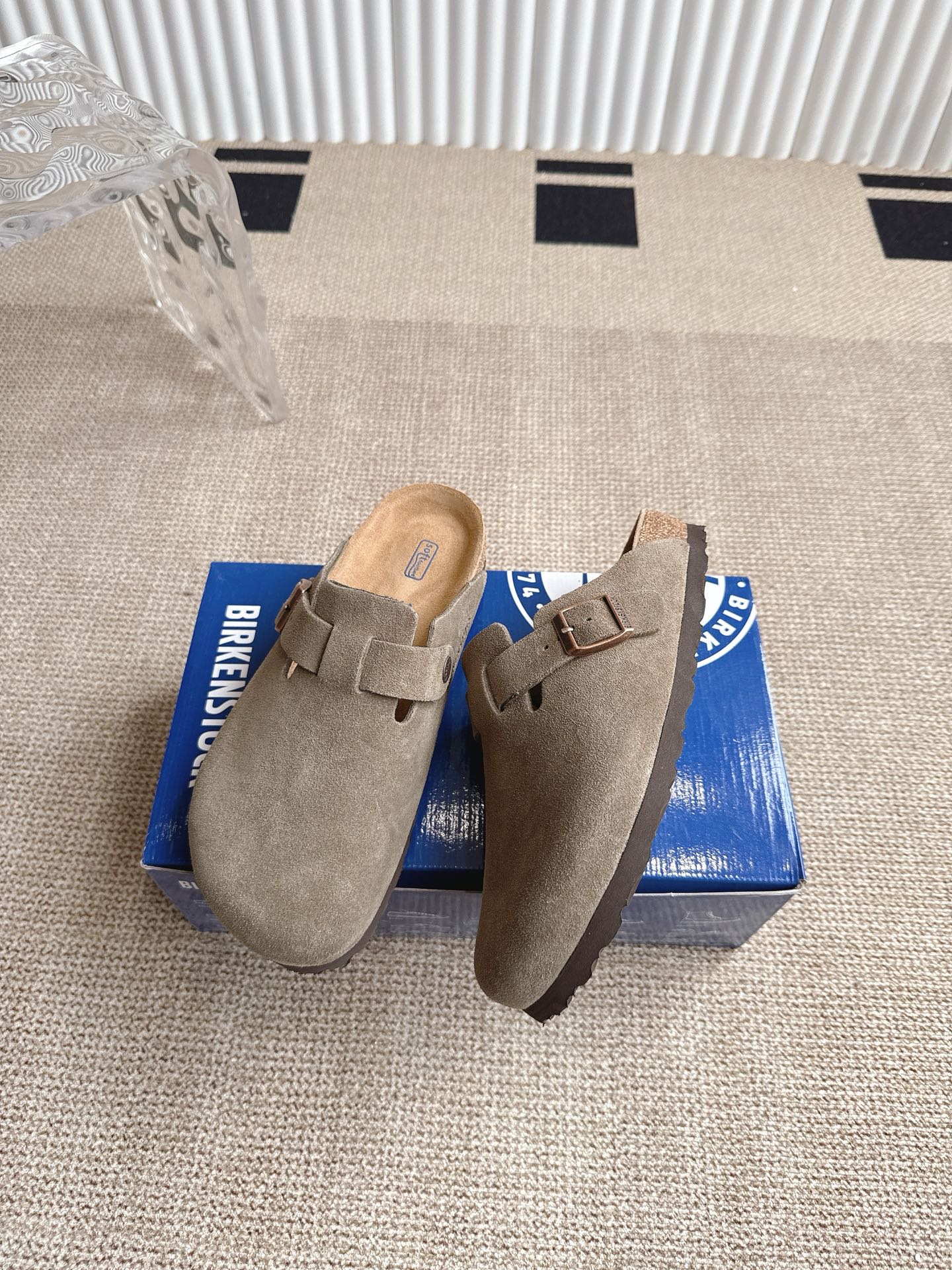Birkenstock Boston Suede Leather Clogs Comfortable Slip-On Sandals Unisex 4 i1746554736563 9937 0 3
