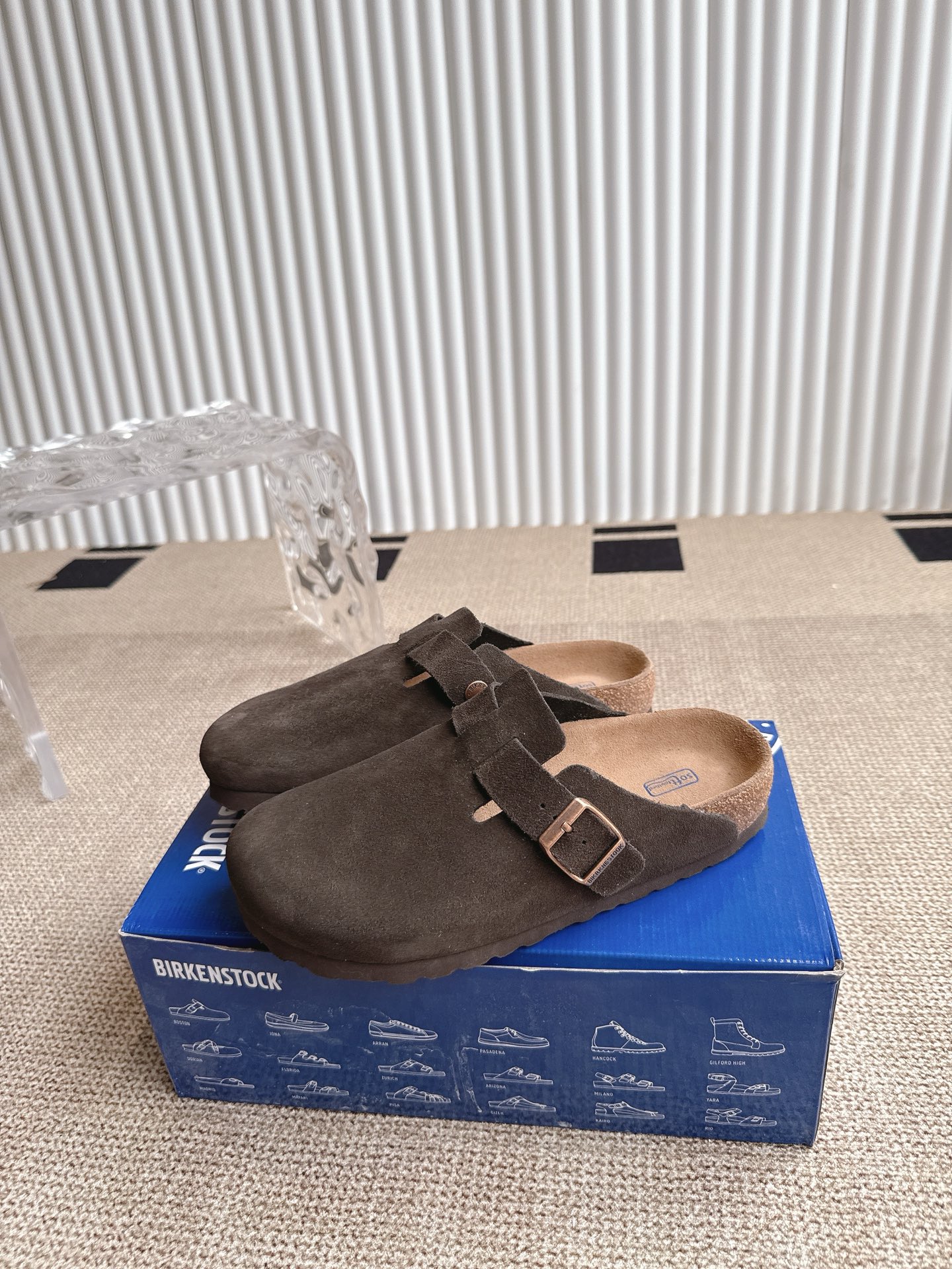 Birkenstock Boston Suede Leather Clogs Unisex Comfortable Slip-on Shoes 4 i1746554831958 2222 0 2