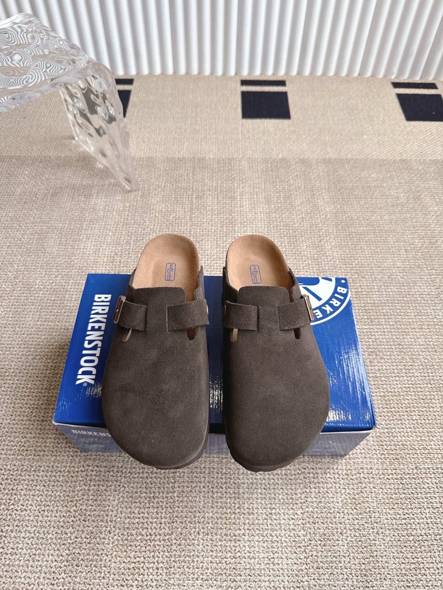 Birkenstock Boston Suede Leather Clogs Unisex Comfortable Slip-on Shoes 2 i1746554832839 7700 0 0