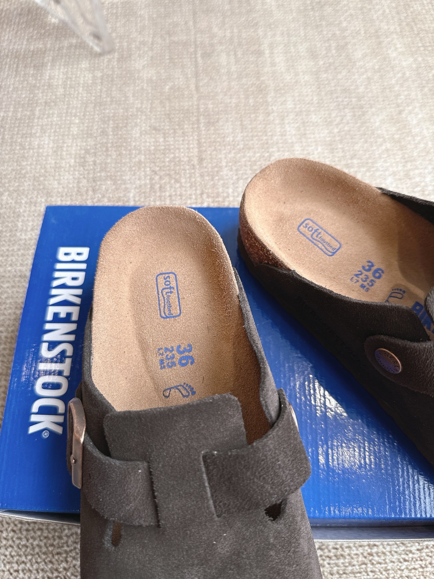 Birkenstock Boston Suede Leather Clogs Unisex Comfortable Slip-on Shoes 7 i1746554832841 9814 0 5