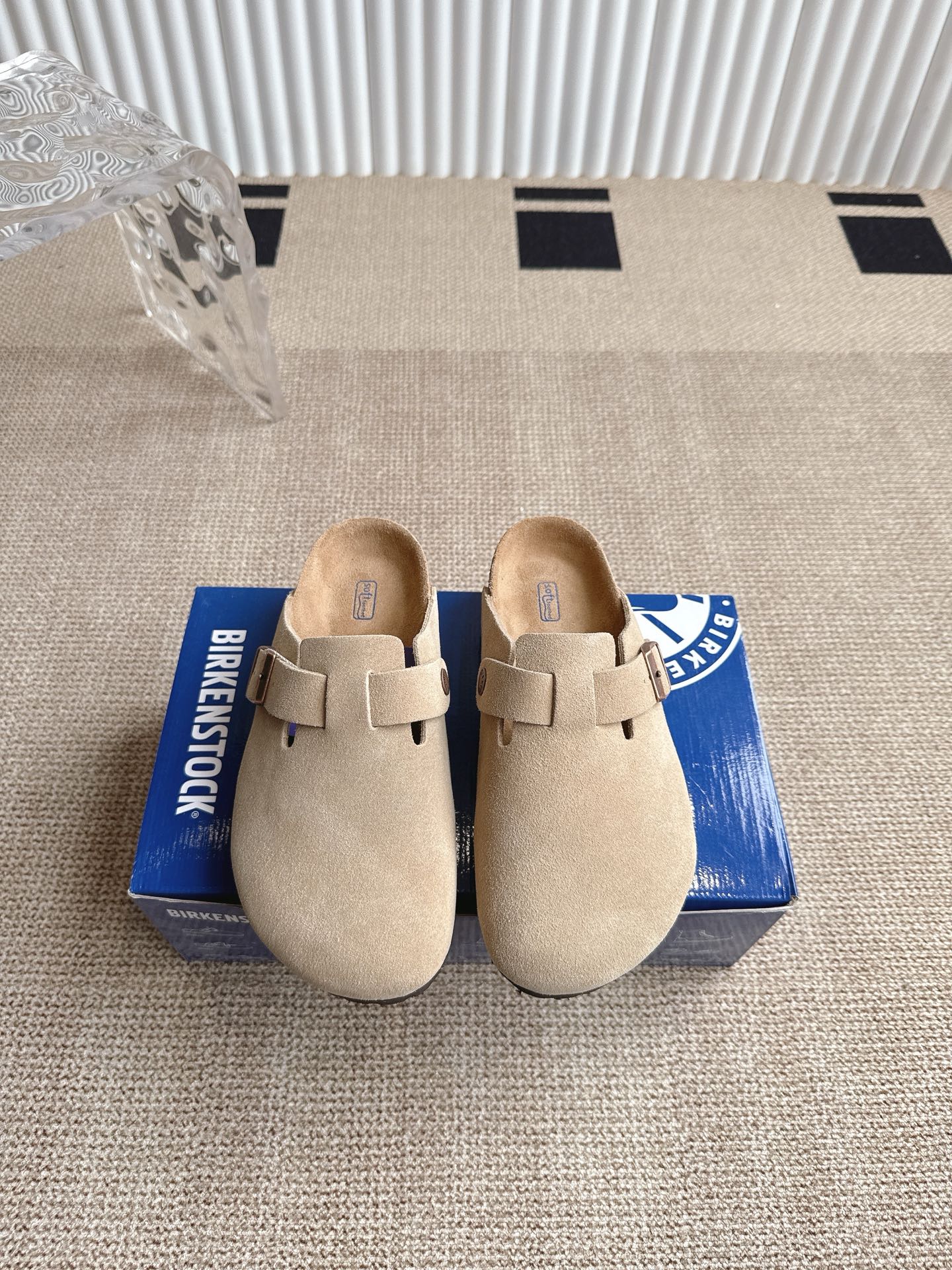 Birkenstock Boston Suede Leather Clogs, Adjustable Strap, Unisex Shoes 2 i1746554869114 7773 0 0