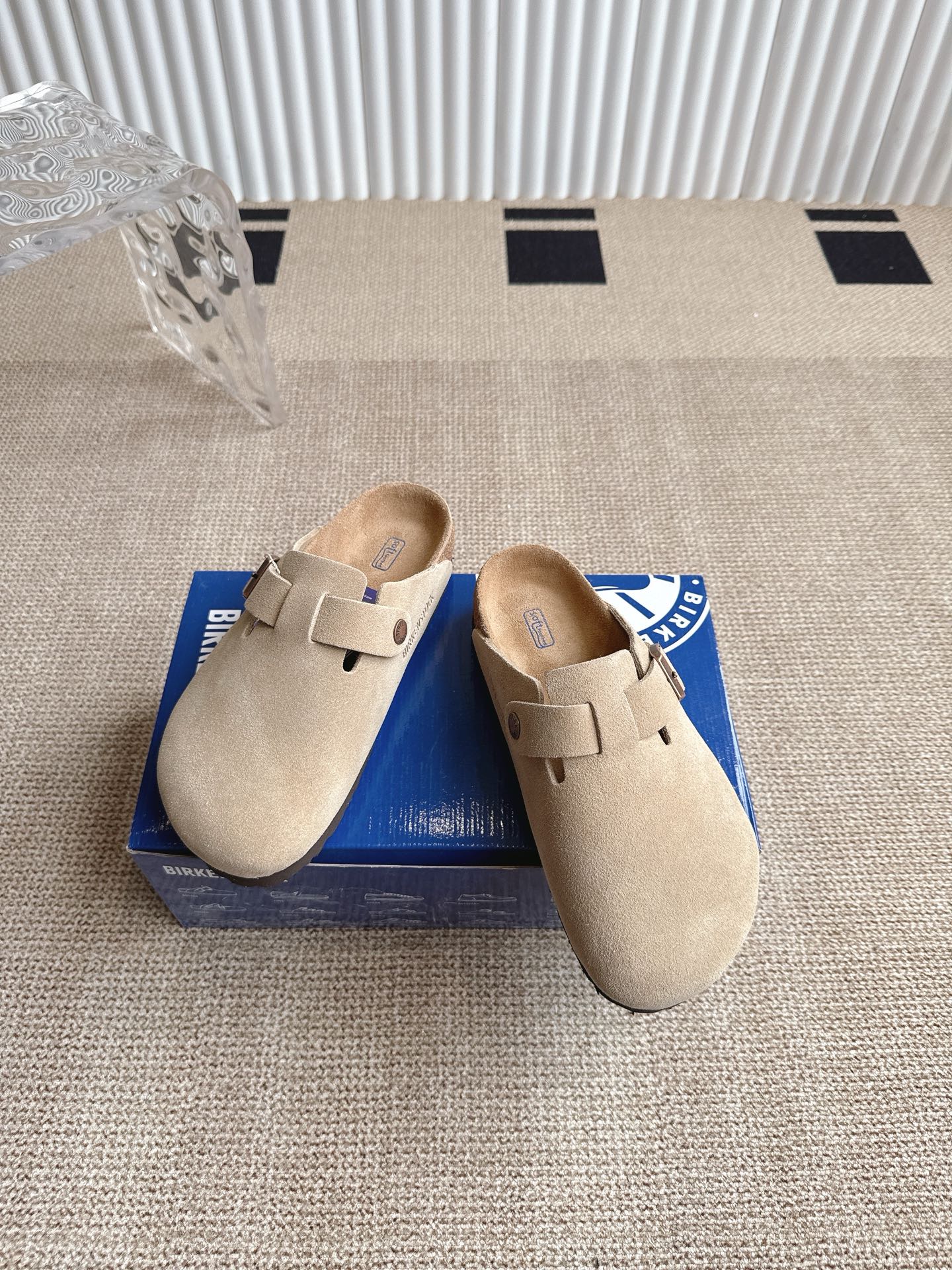 Birkenstock Boston Suede Leather Clogs, Adjustable Strap, Unisex Shoes 3 i1746554869116 5325 0 1
