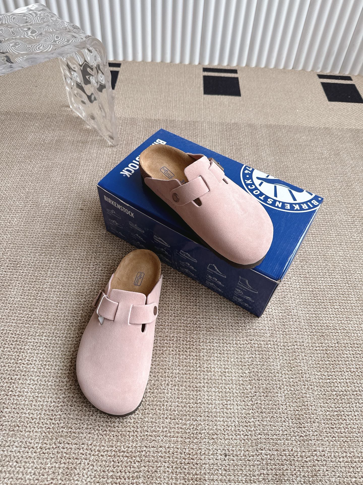 Birkenstock Boston Clog - Suede Leather Adjustable Strap - Size 35-44 5 i1746554889321 4001 0 4