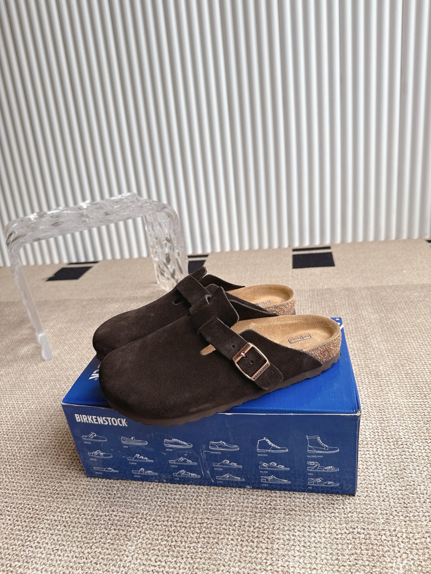 Birkenstock Boston Clog - Suede Leather Slip On Casual Shoes 3 i1746554934425 6422 0 2