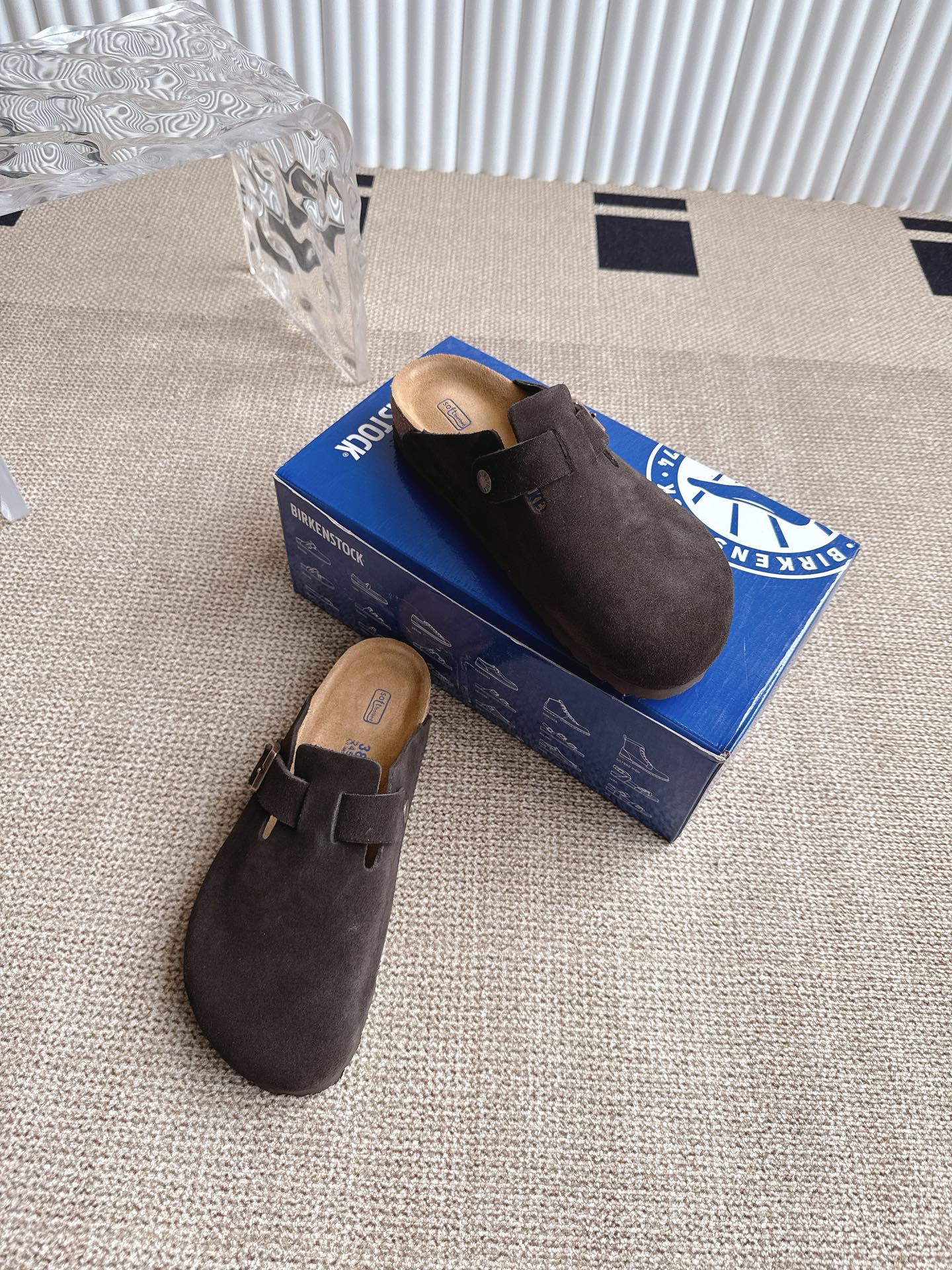 Birkenstock Boston Clog - Suede Leather Slip On Casual Shoes 4 i1746554935665 7169 0 3