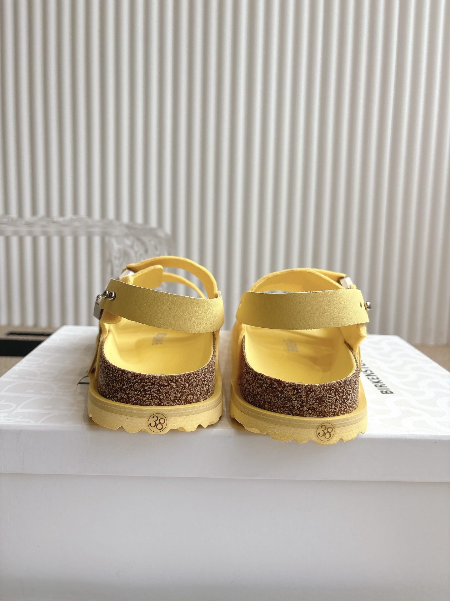 Dior x Birkenstock Limited Edition Yellow Sandals Slides | Size 35-45 9 i1746555124312 7353 0 7