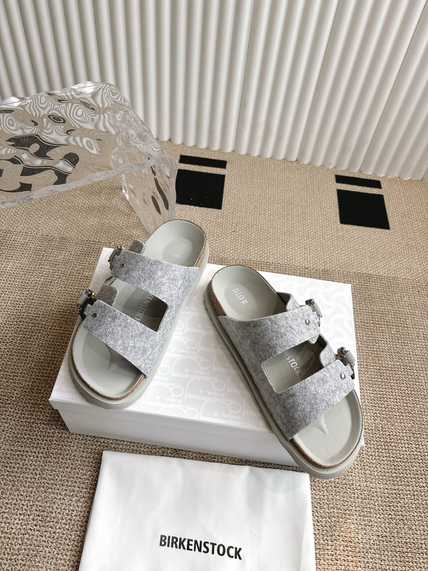 Dior x Birkenstock Limited Edition Sandals | Stylish Slides for Men & Women 3 i1746555474252 6235 0 1