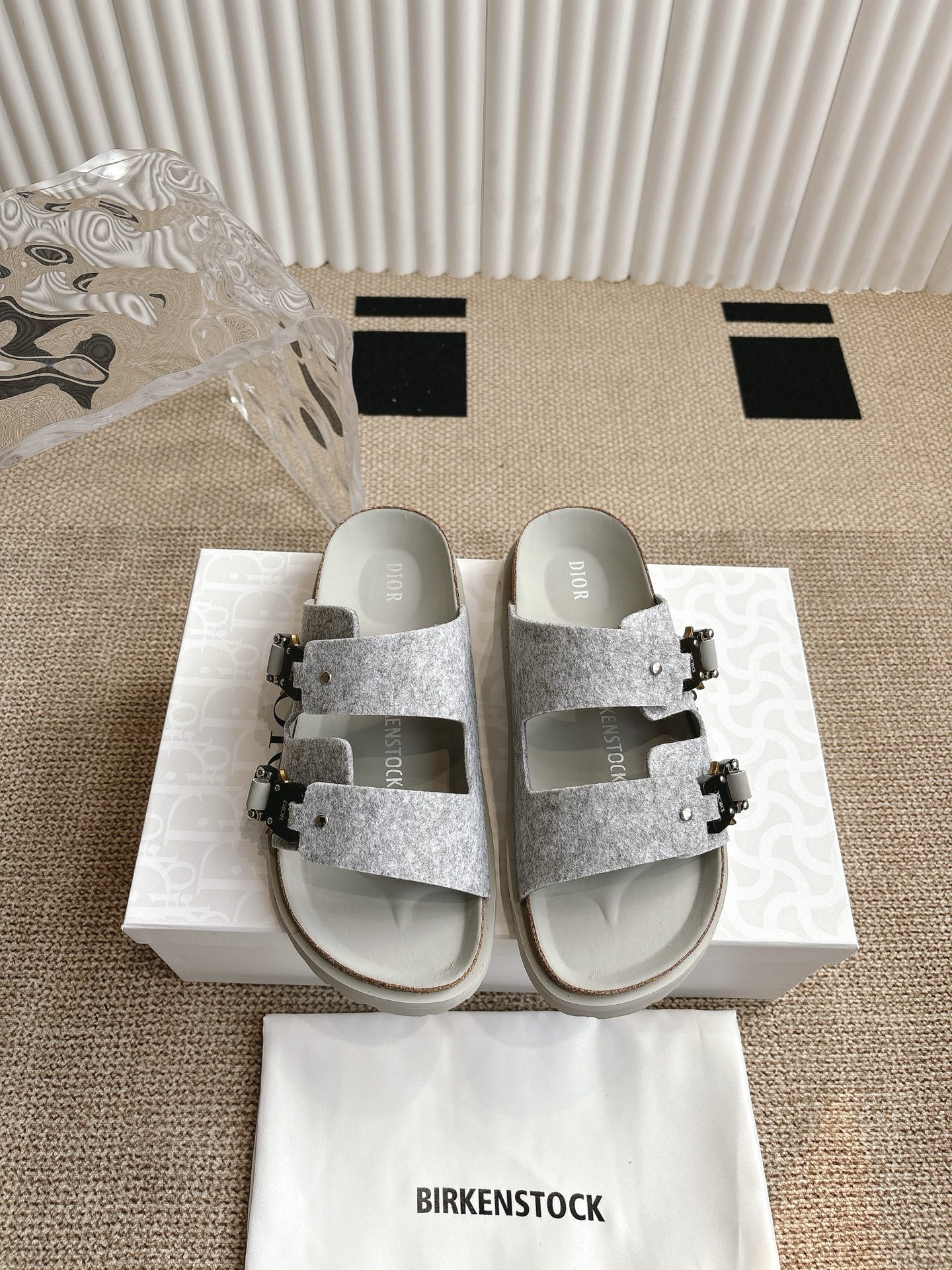 Dior x Birkenstock Limited Edition Sandals | Stylish Slides for Men & Women 2 i1746555475633 5523 0 0