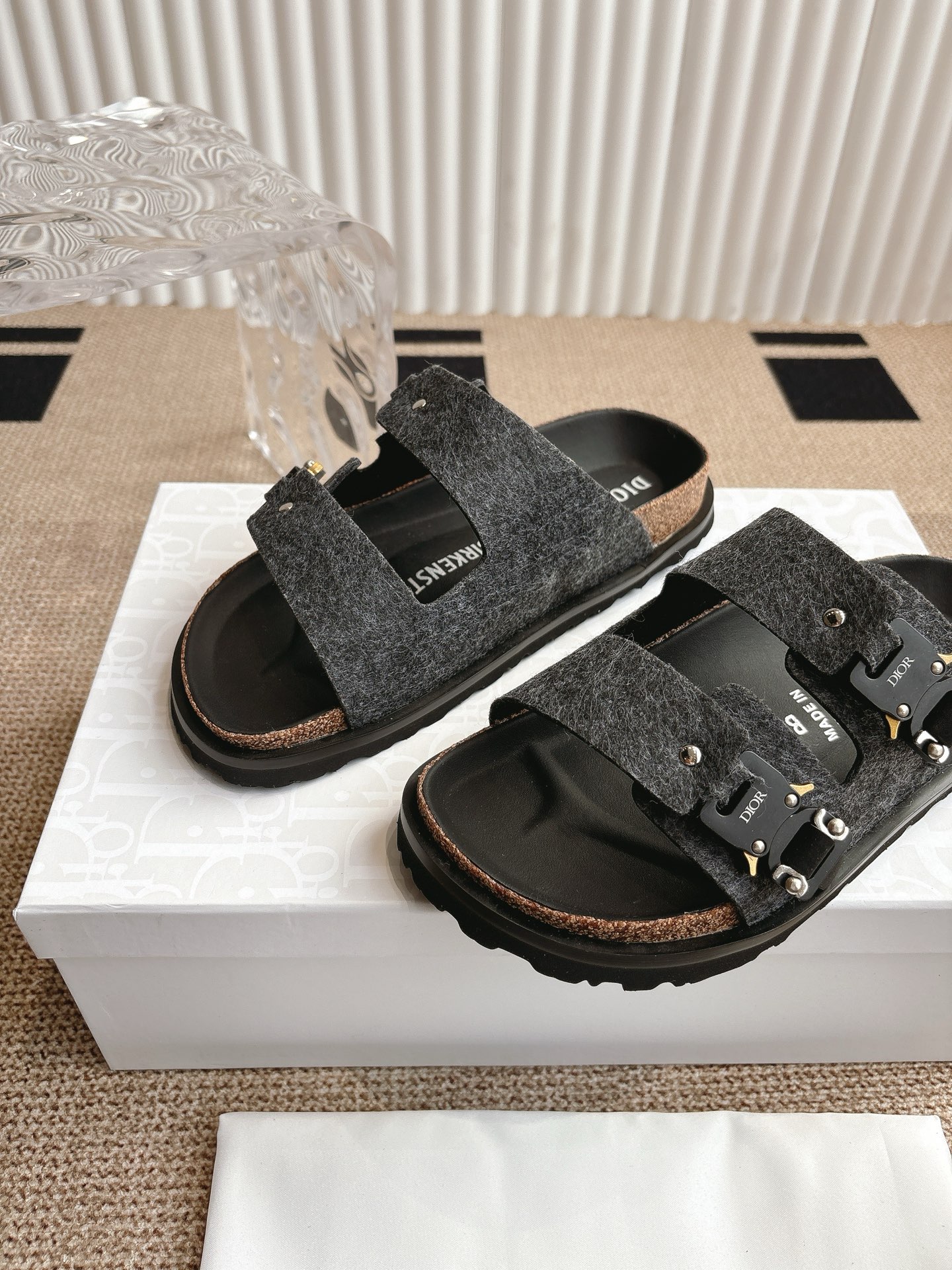 Dior x Birkenstock Limited Edition Sandal - Stylish and Comfortable Slides 6 i1746555533583 8214 0 4