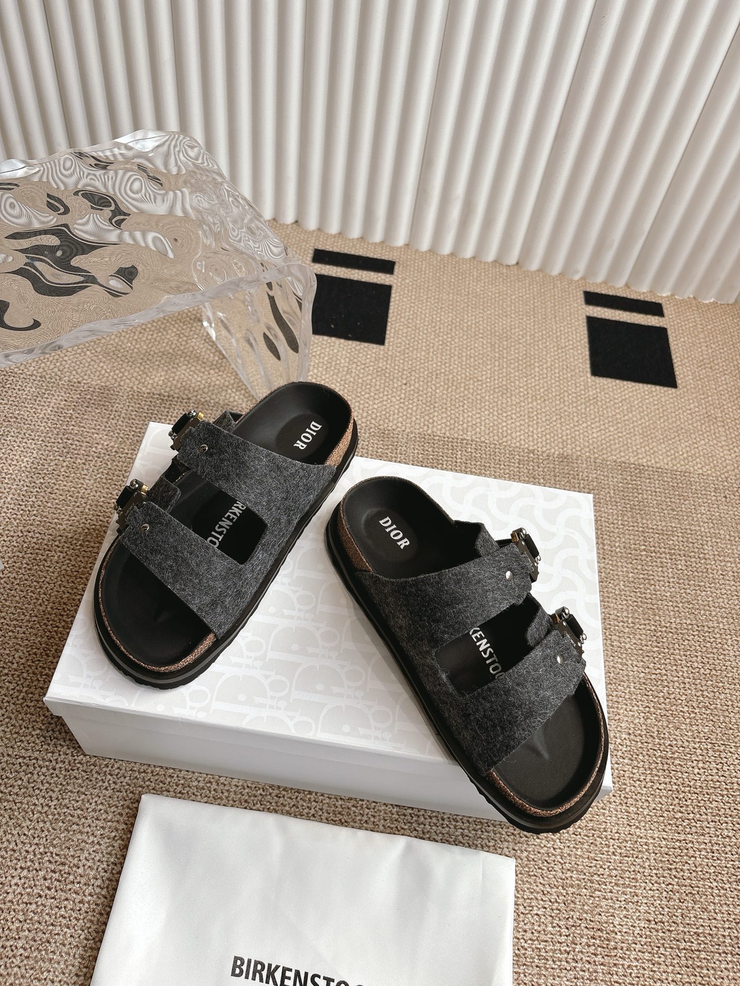 Dior x Birkenstock Limited Edition Sandal - Stylish and Comfortable Slides 3 i1746555533629 7815 0 1