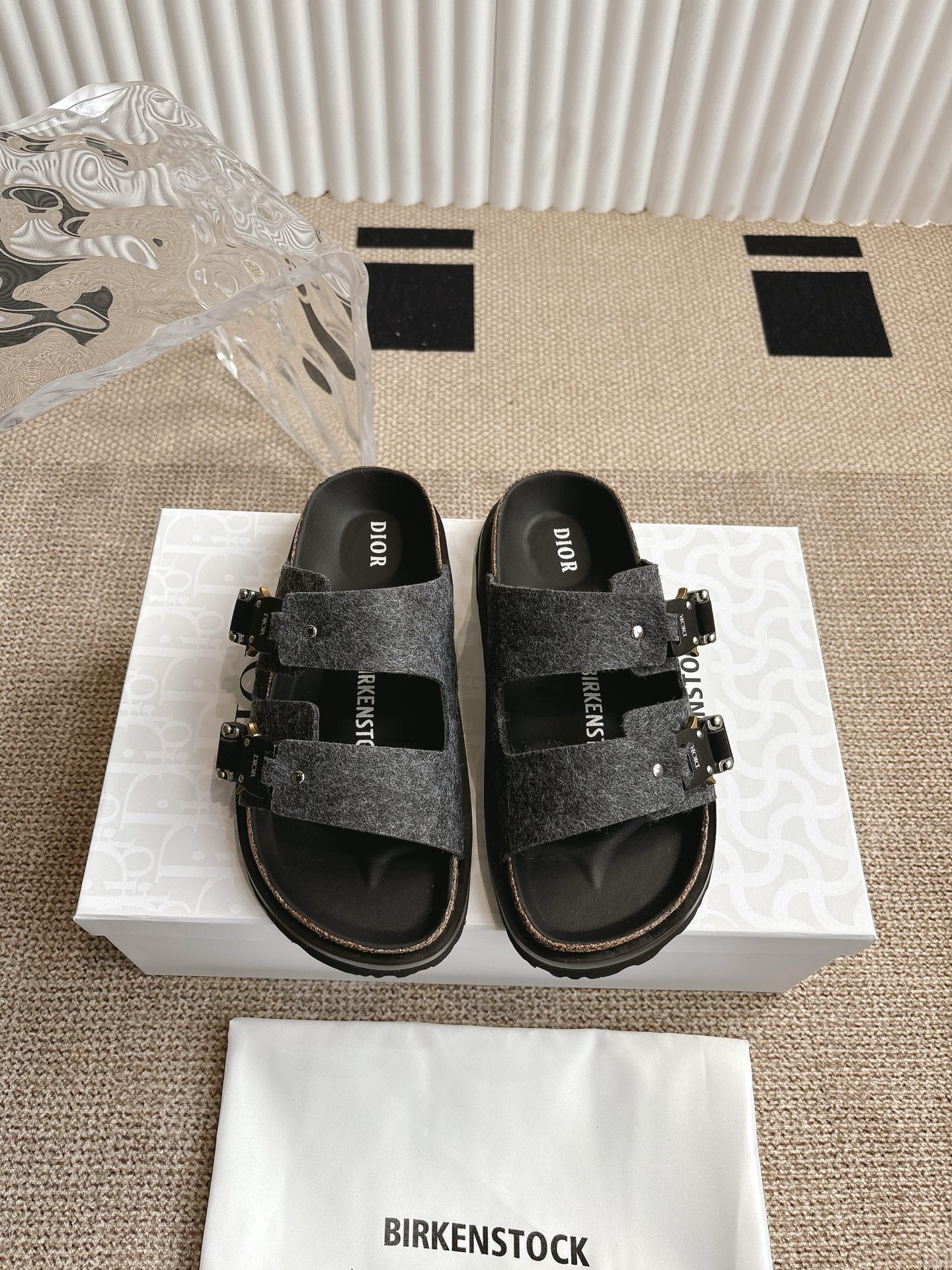 Dior x Birkenstock Limited Edition Sandal - Stylish and Comfortable Slides 2 i1746555533841 9313 0 0