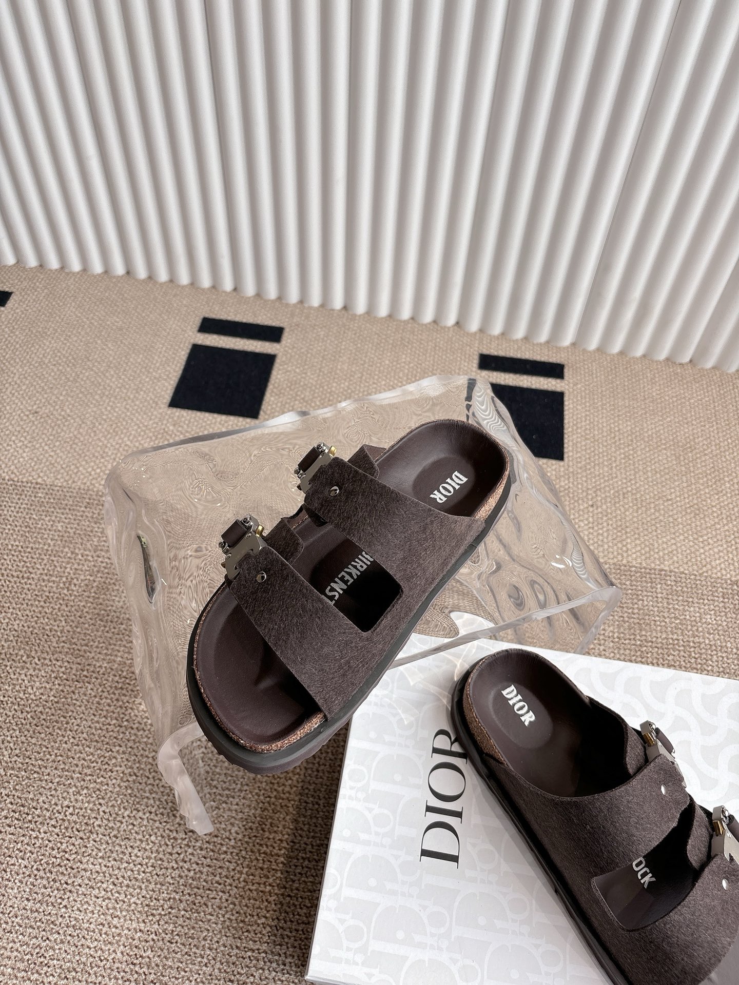 Dior x Birkenstock Limited Edition Brown Sandal Slides | Size 35-45 5 i1746555562153 9464 0 4