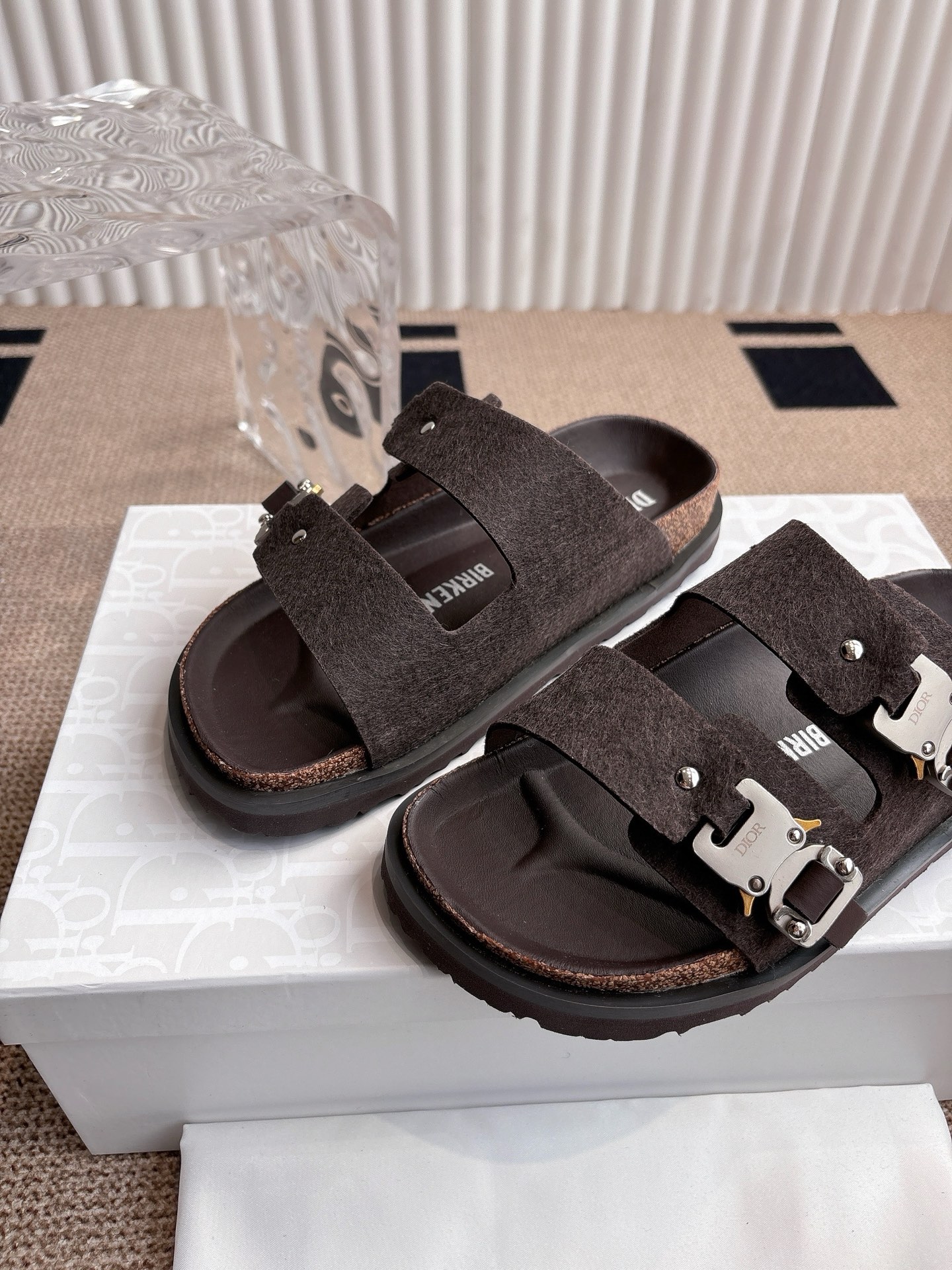 Dior x Birkenstock Limited Edition Brown Sandal Slides | Size 35-45 6 i1746555562946 9465 0 5