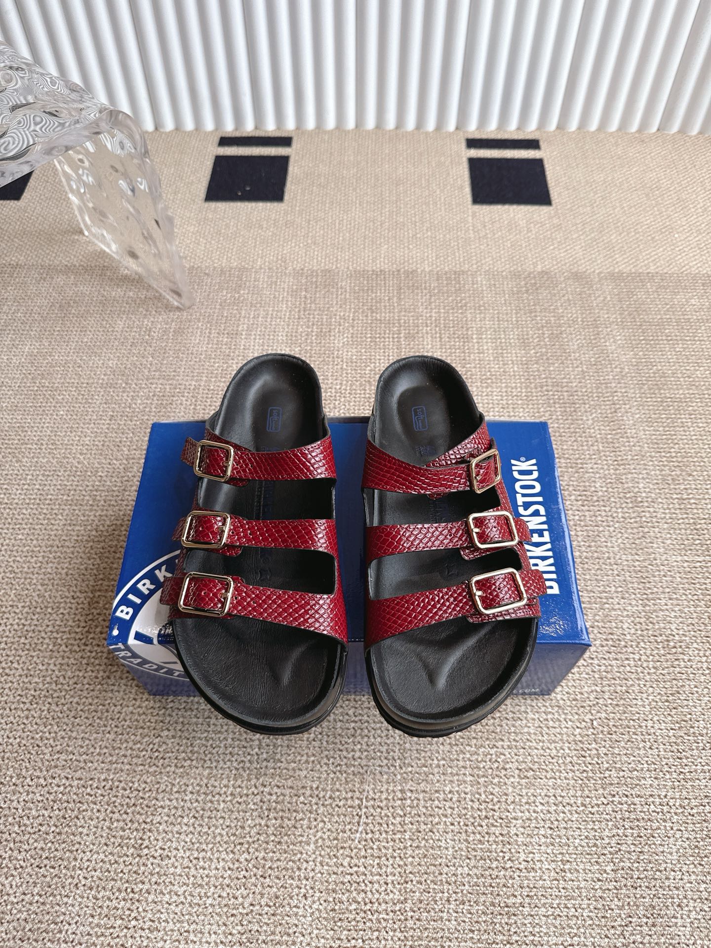 Birkenstock Florida Three-Strap Sandals - Adjustable Comfort, Leather Style 1 Birkenstock Florida Three-Strap Sandals - Adjustable Comfort, Leather Style