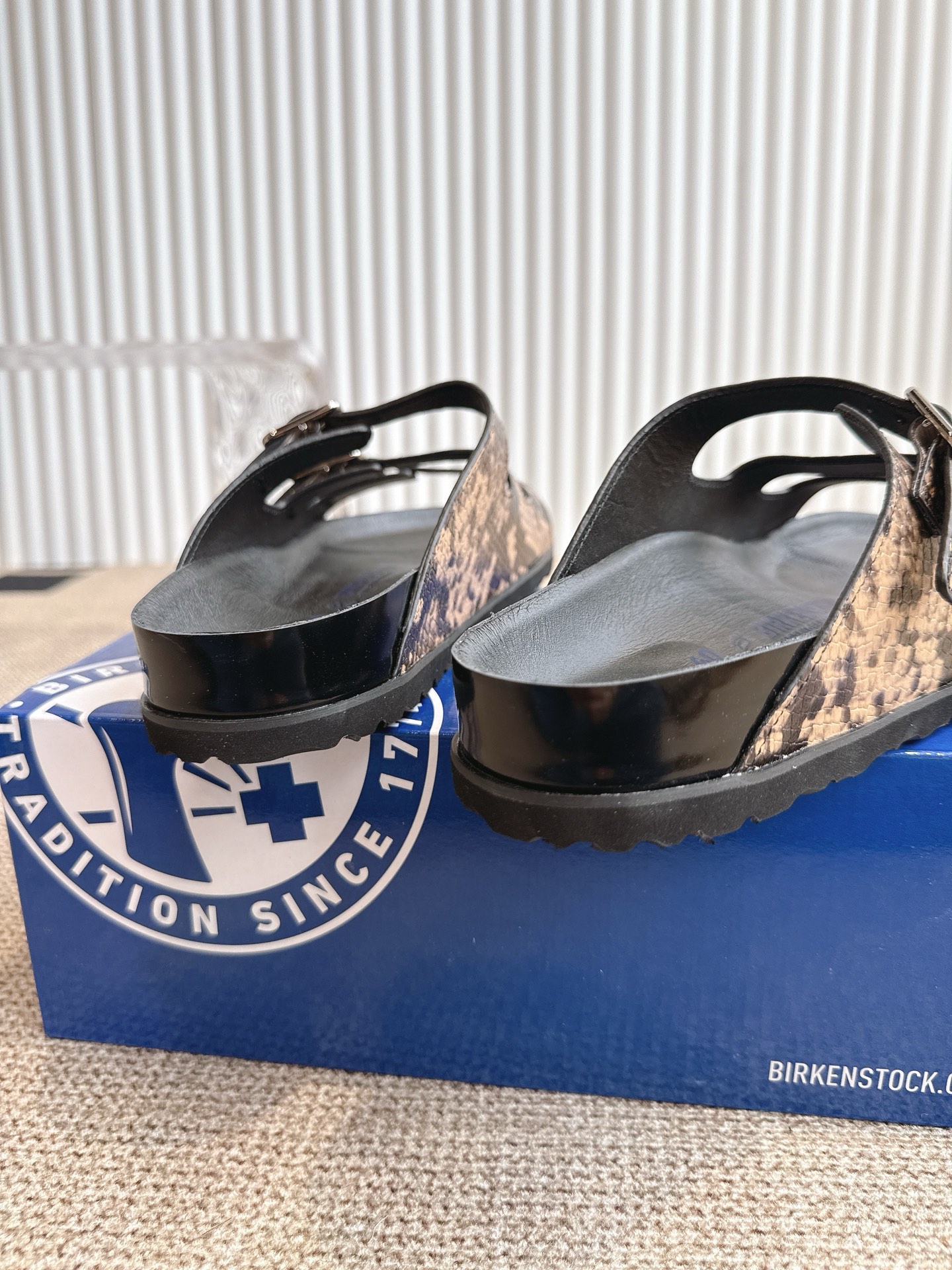 Birkenstock Florida Animal Print Sandals, Adjustable Buckle Closure, Comfortable 9 i1746600525470 2815 0 7