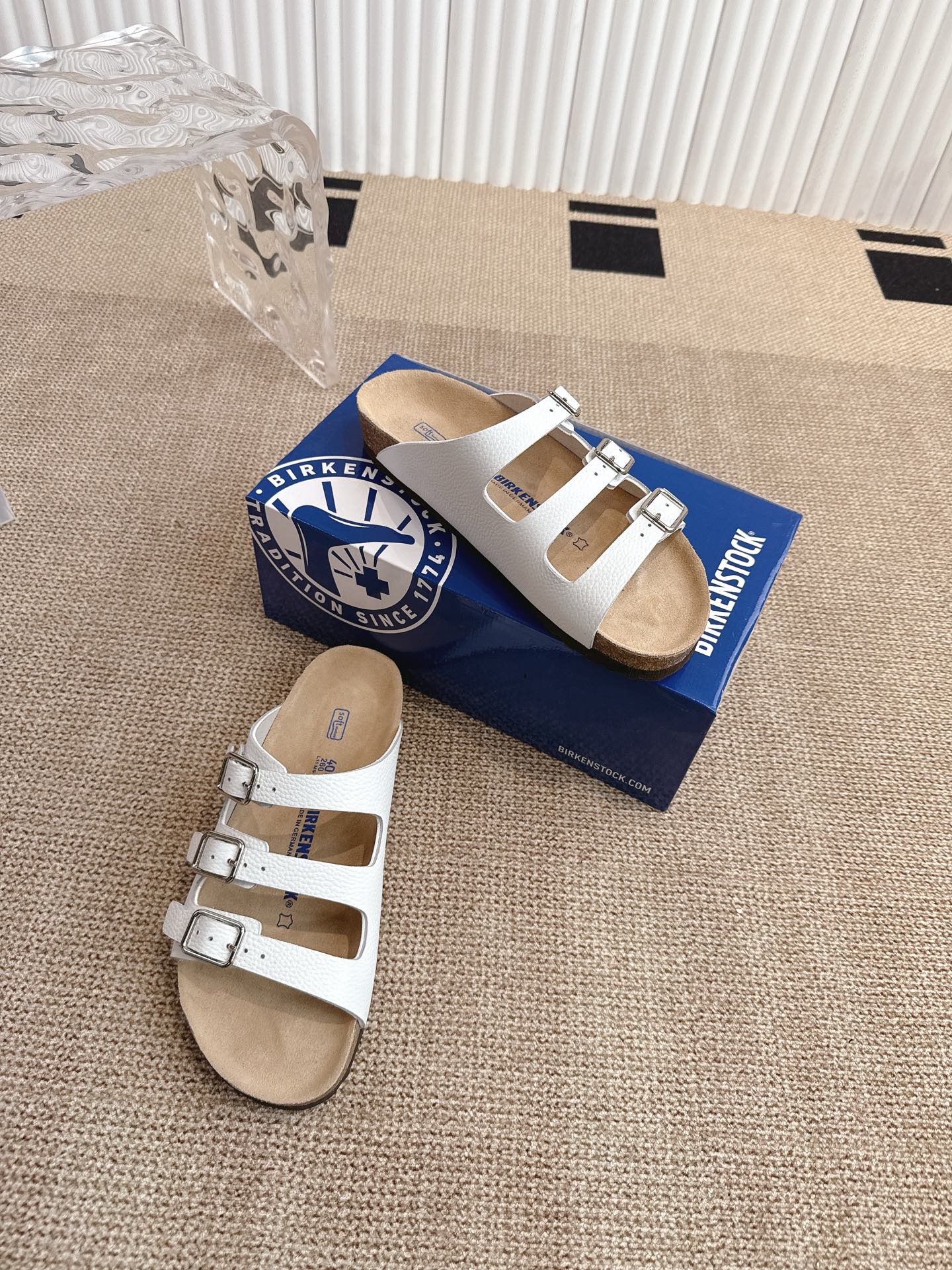 Birkenstock Florida Three-Strap Sandals Leather Casual Summer Slides 5 i1746600553380 131 0 3