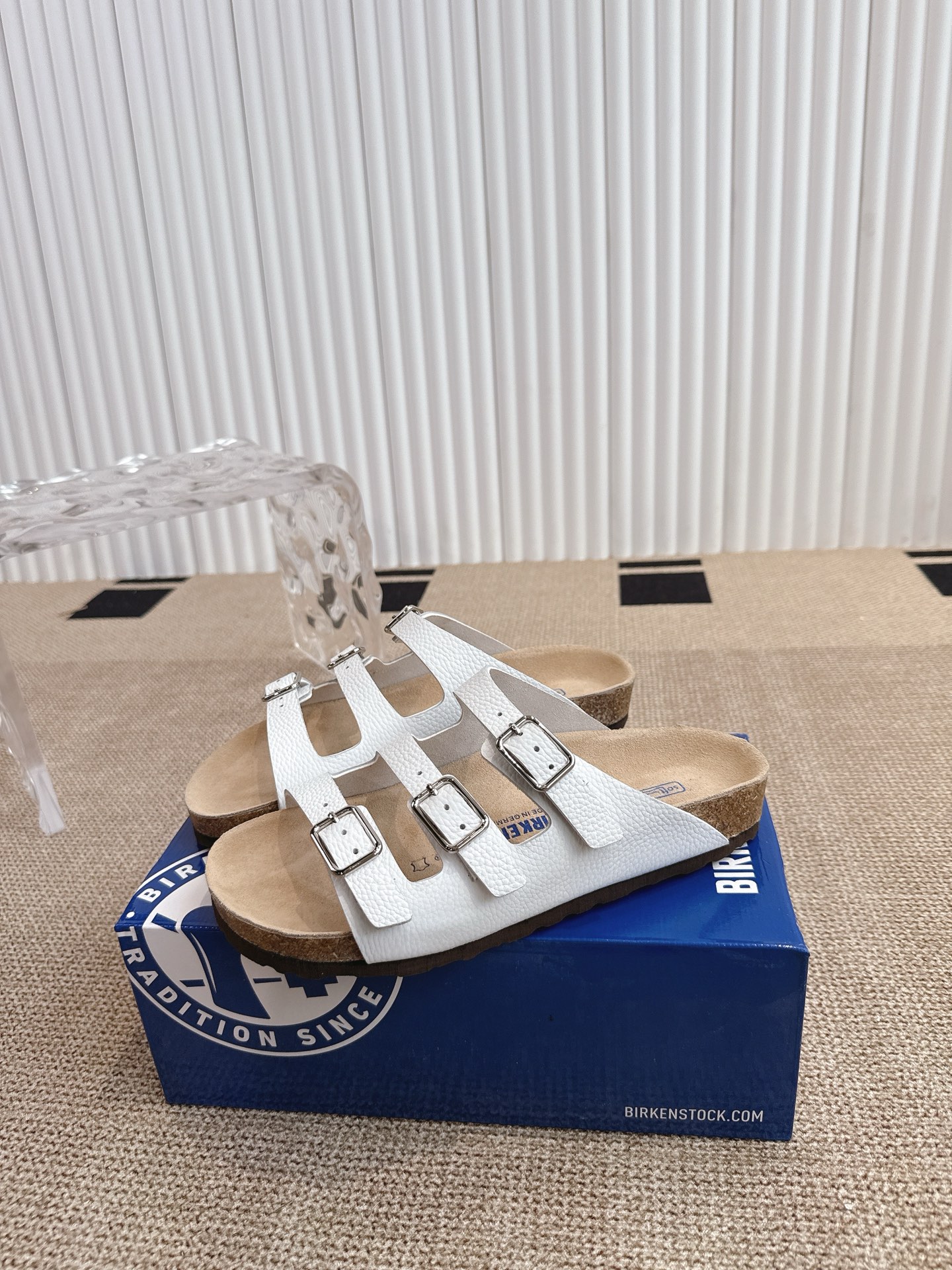 Birkenstock Florida Three-Strap Sandals Leather Casual Summer Slides 4 i1746600555303 4120 0 2