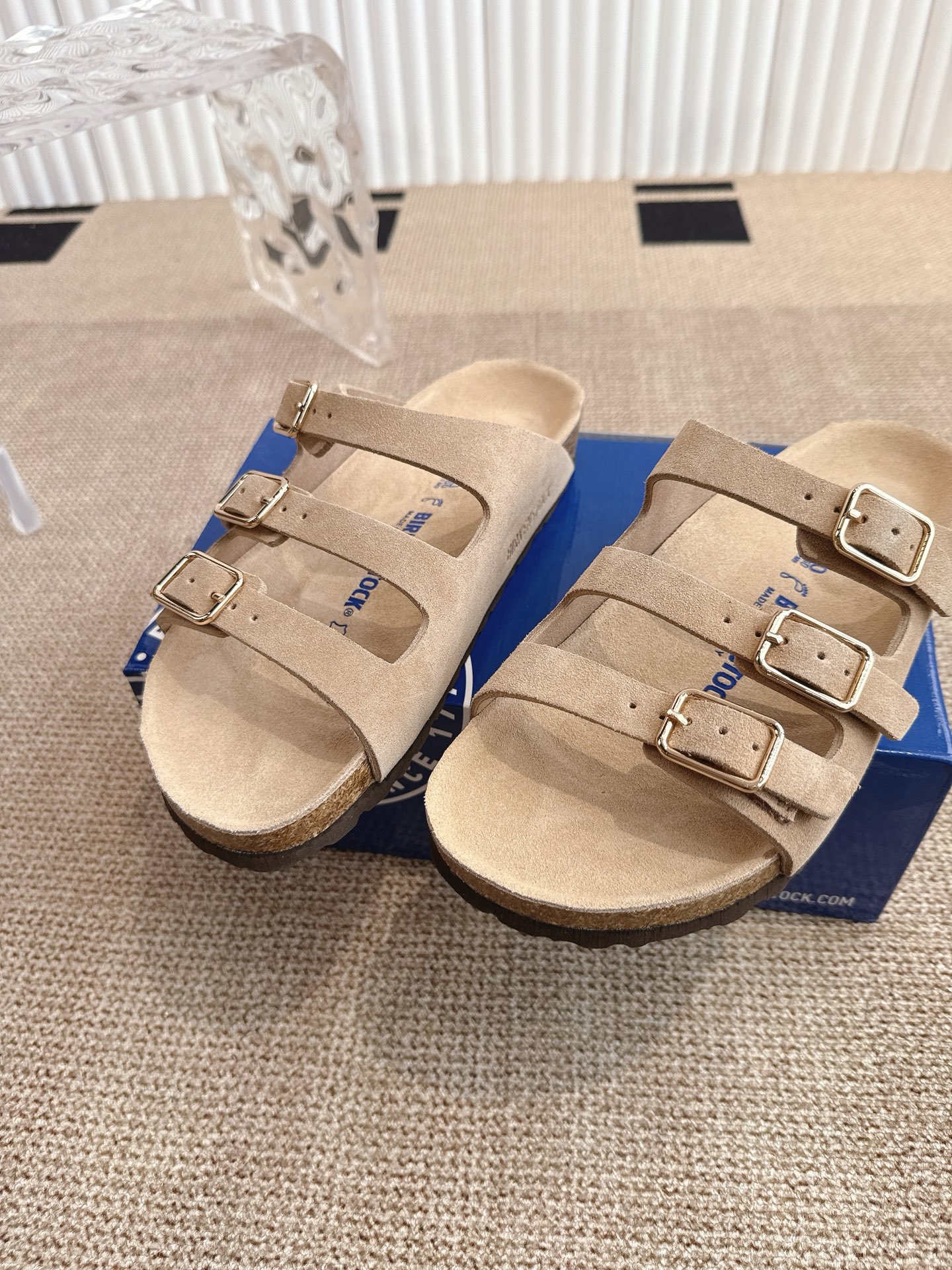 Birkenstock Florida Sandal: Leather Three-Strap Comfort Slides 9 i1746600585676 2259 0 7