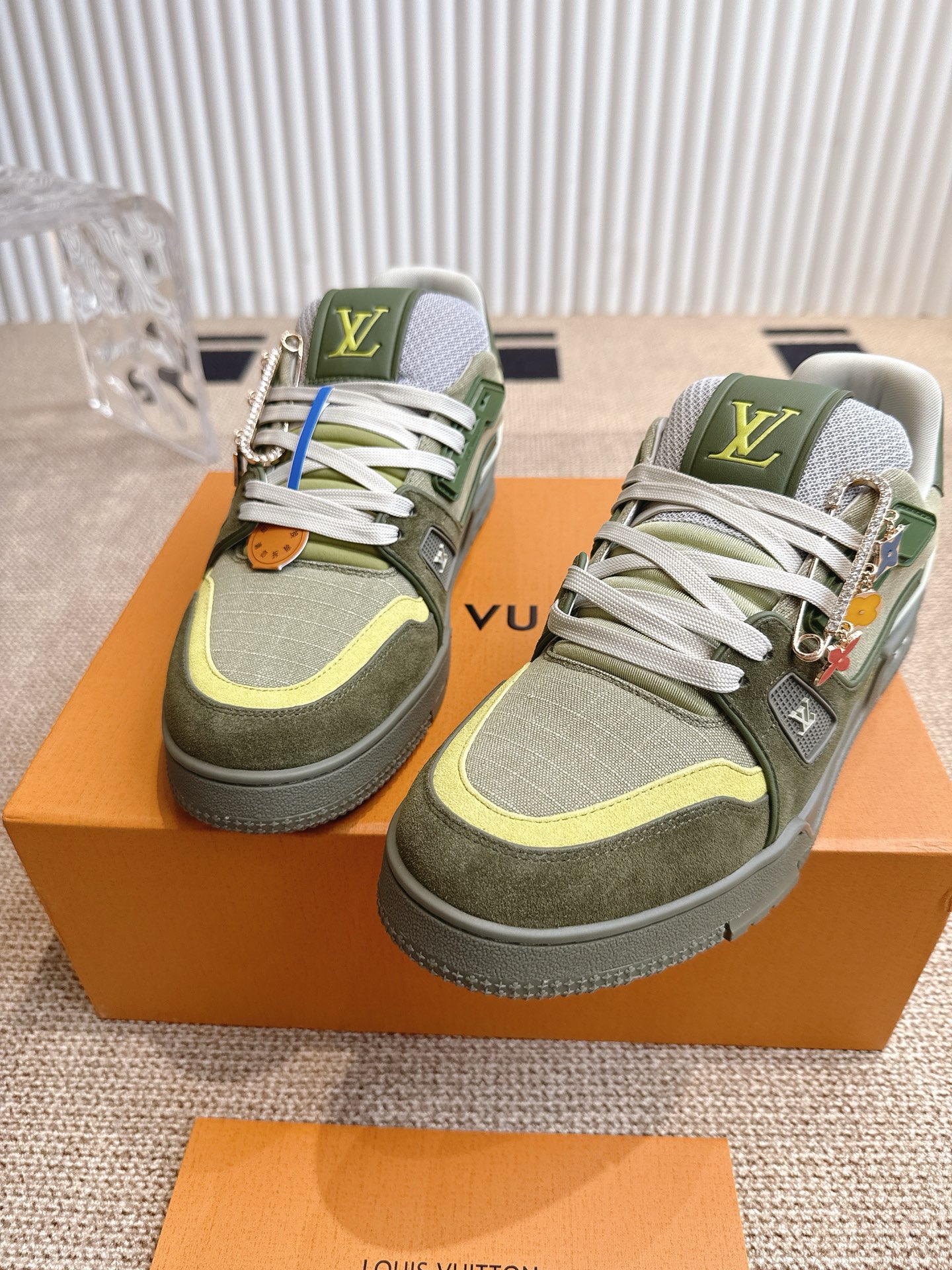 Louis Vuitton Louis Vuiton 路易威登 新款 LV Trainer系列板鞋篮球鞋 ‼