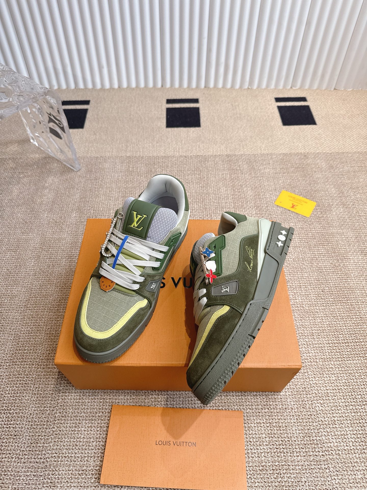 Louis Vuitton Louis Vuiton 路易威登 新款 LV Trainer系列板鞋篮球鞋 ‼