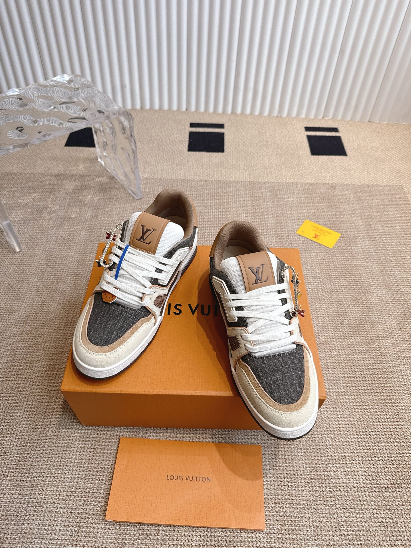 Louis Vuitton Louis Vuiton 路易威登 新款 LV Trainer系列板鞋篮球鞋 ‼