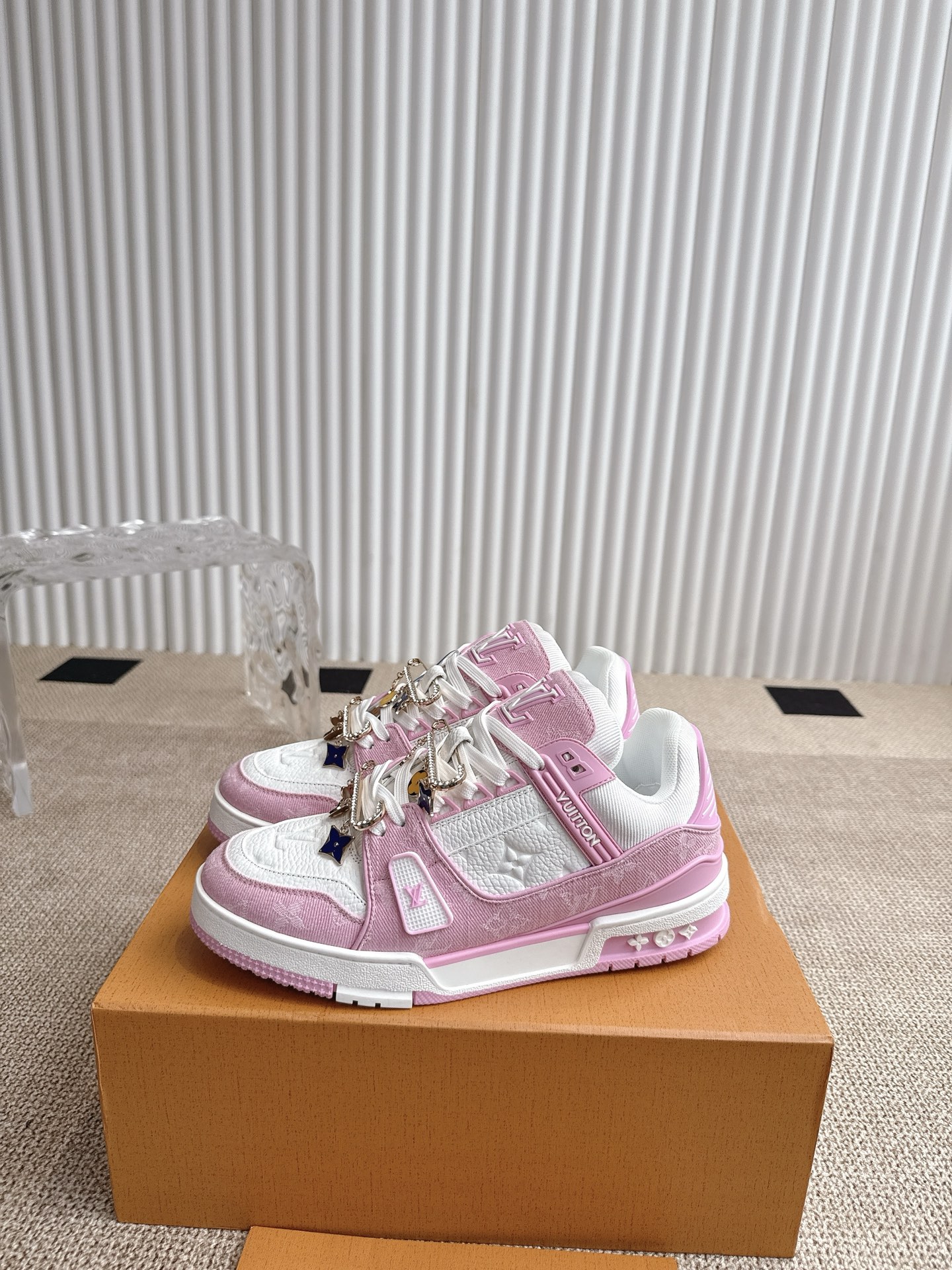 Louis Vuitton Louis Vuiton 路易威登 新款 LV Trainer系列板鞋篮球鞋 ‼