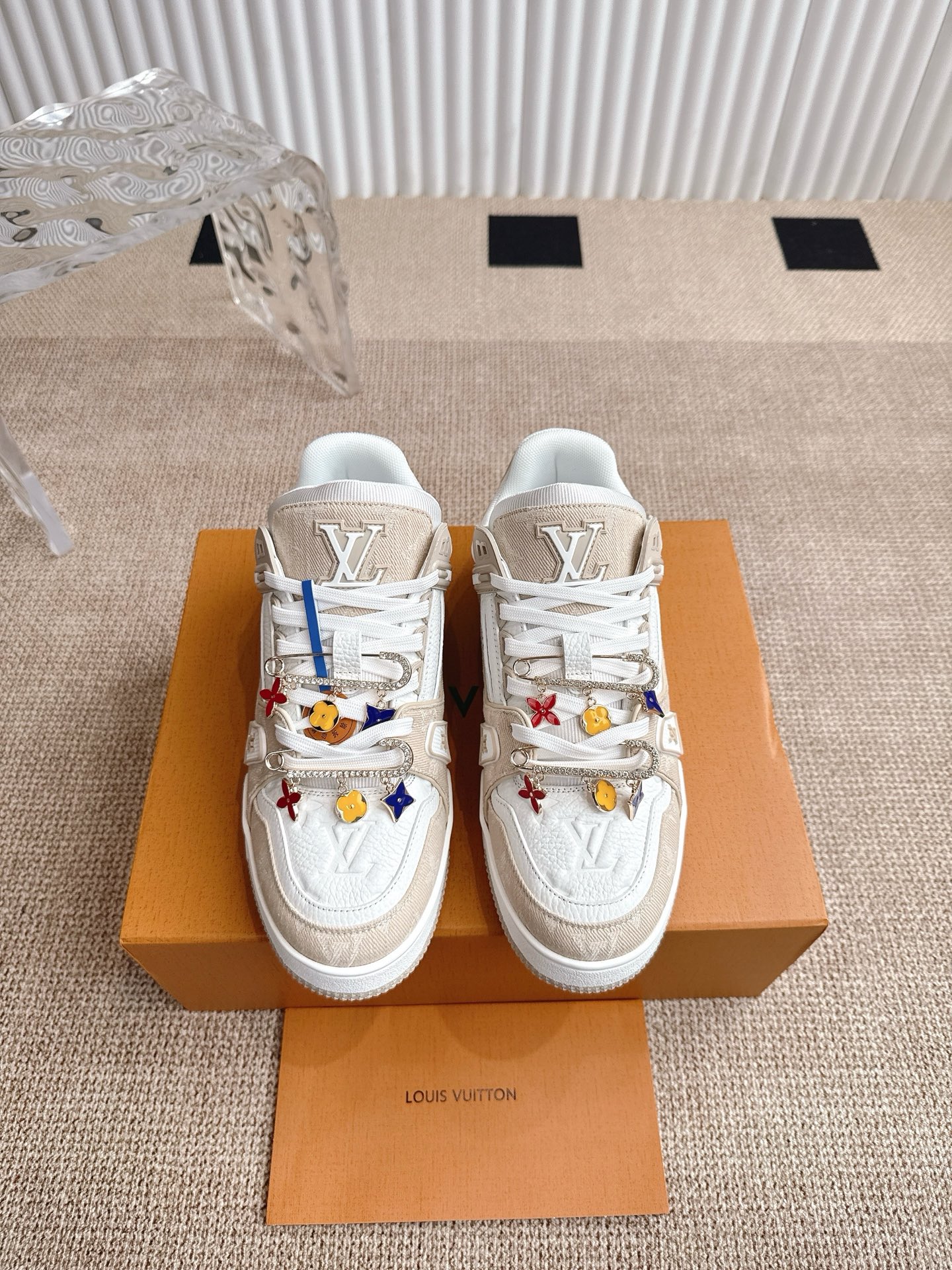 Louis Vuitton Louis Vuiton 路易威登 新款 LV Trainer系列板鞋篮球鞋 ‼