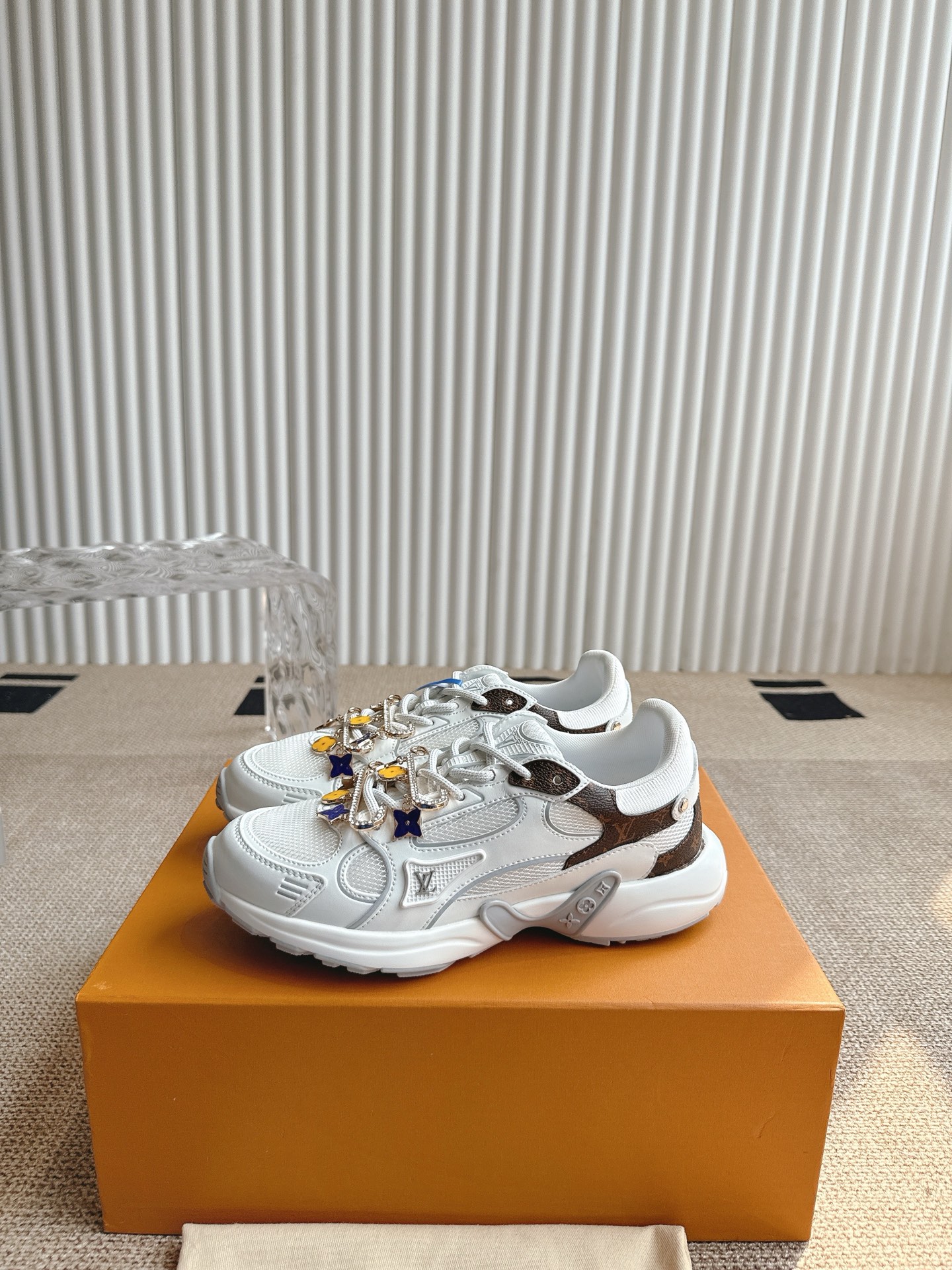 LV Style Leather Women's Shoes Lookbook Reference image 2