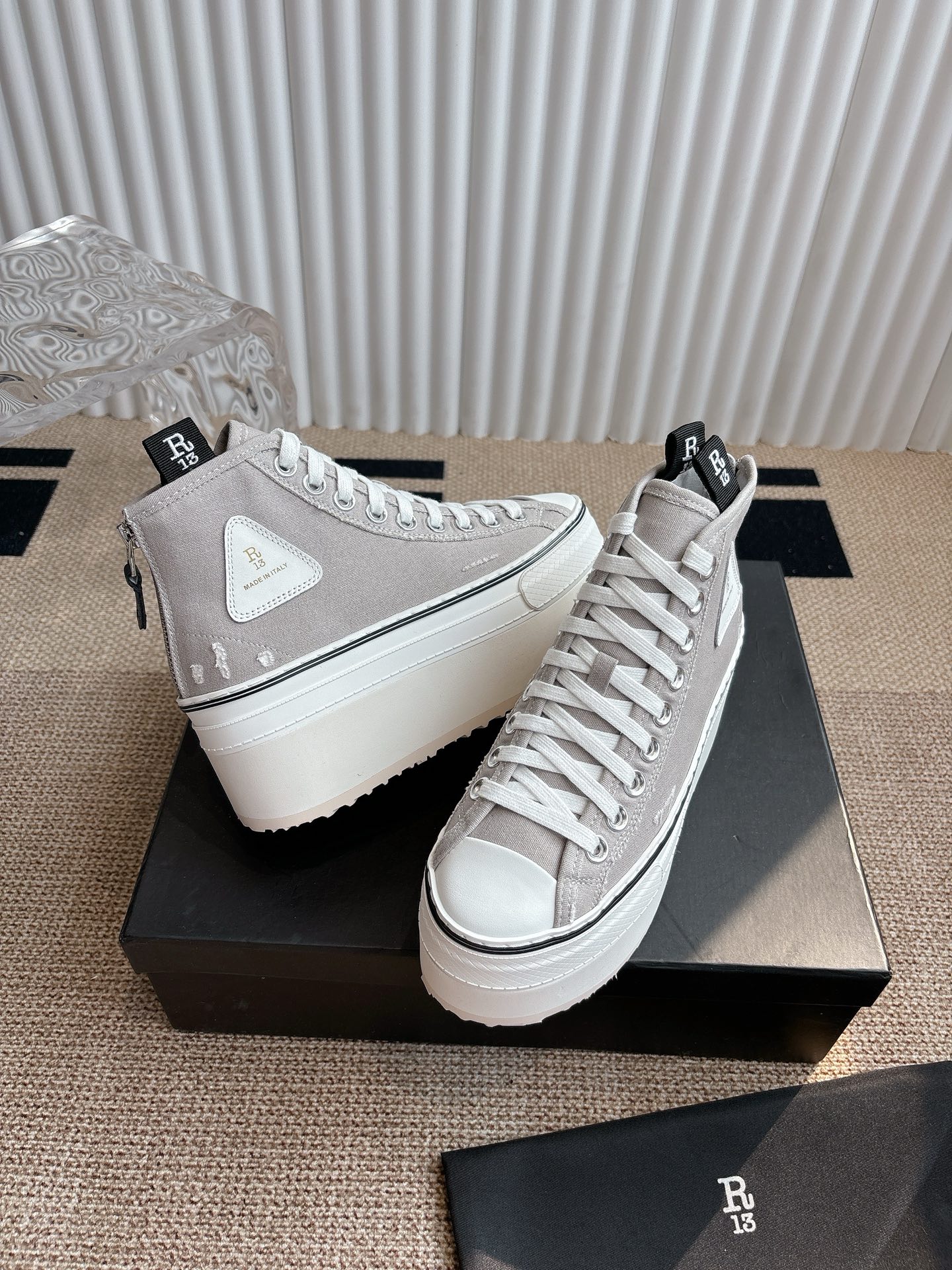 “R13-Heel Shoes: 800 Pounds, Thick-Soled Leisure Highs in Sizes 34-40” - 图片 4