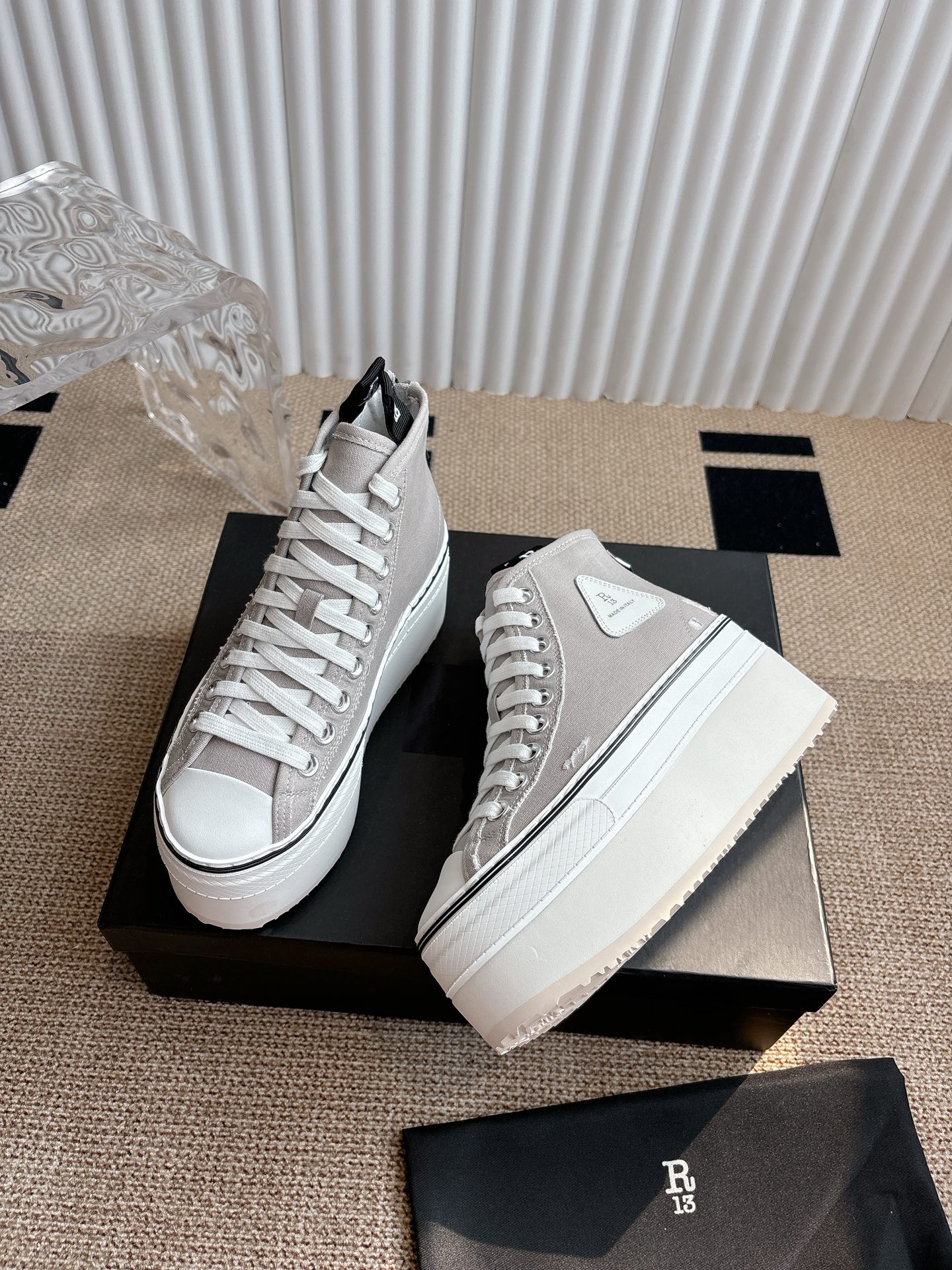 “R13-Heel Shoes: 800 Pounds, Thick-Soled Leisure Highs in Sizes 34-40” - 图片 5