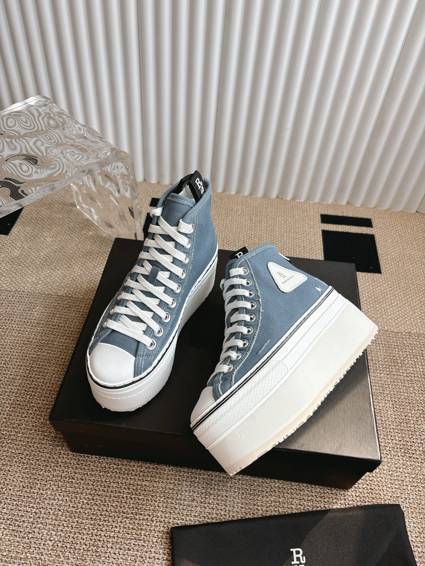 Trendy R13 Heel Shoes: 800 Pounds, Thick-Soled High Tops, Leisure Style! - 图片 5
