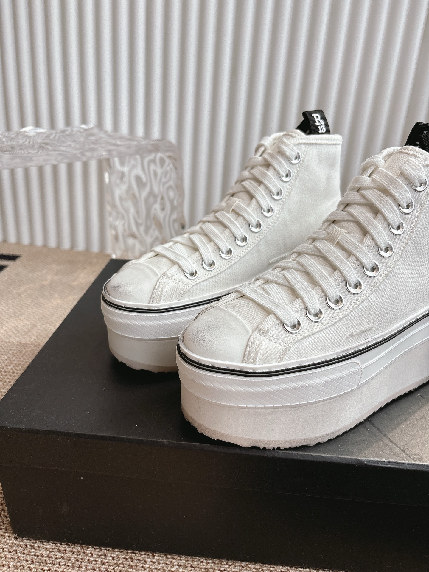 Trendy R13 Thick-Heel Leisure Shoes: 800 Pounds, Sizes 34-40 - 图片 6