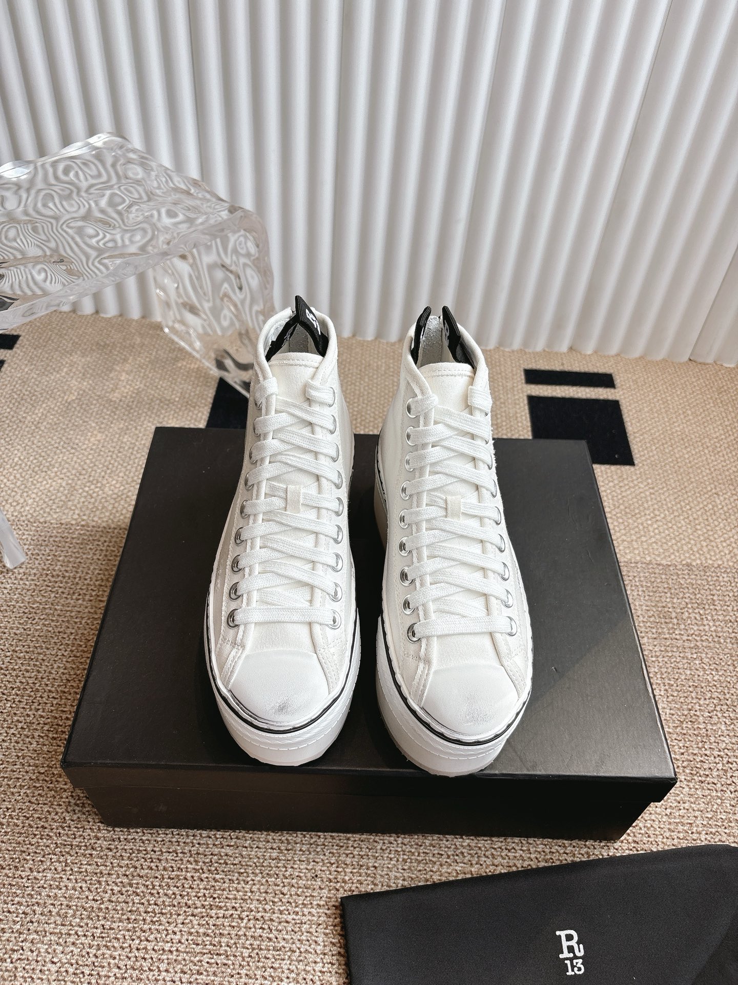 Trendy R13 Thick-Heel Leisure Shoes: 800 Pounds, Sizes 34-40 - 图片 2