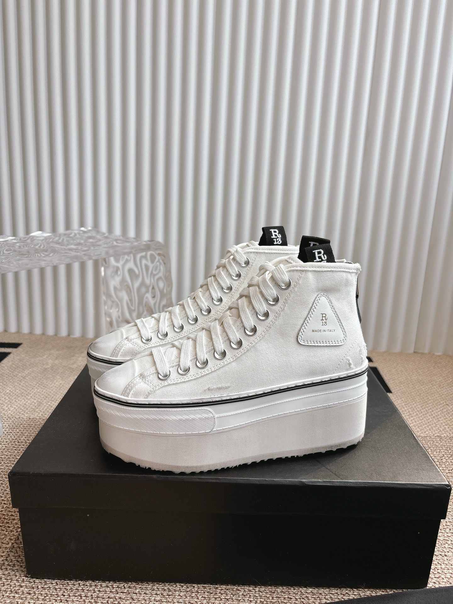 Trendy R13 Thick-Heel Leisure Shoes: 800 Pounds, Sizes 34-40