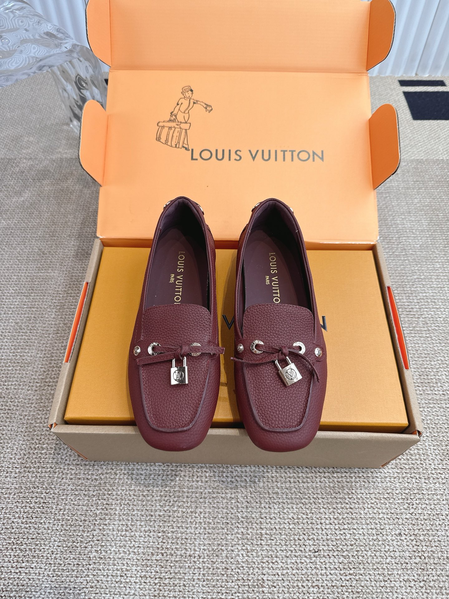Louis Vuitton Vuiton 路易威登 FLORE乐福鞋‼