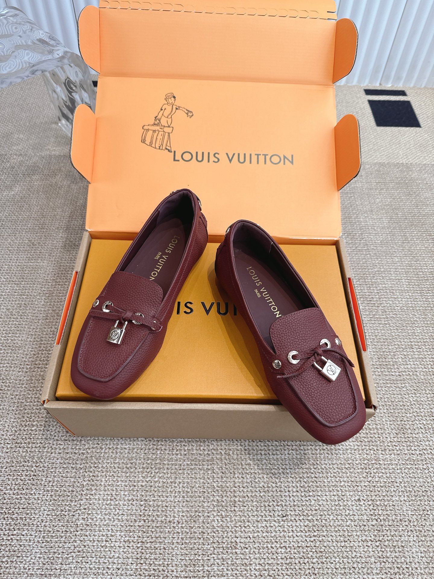 Louis Vuitton Vuiton 路易威登 FLORE乐福鞋‼