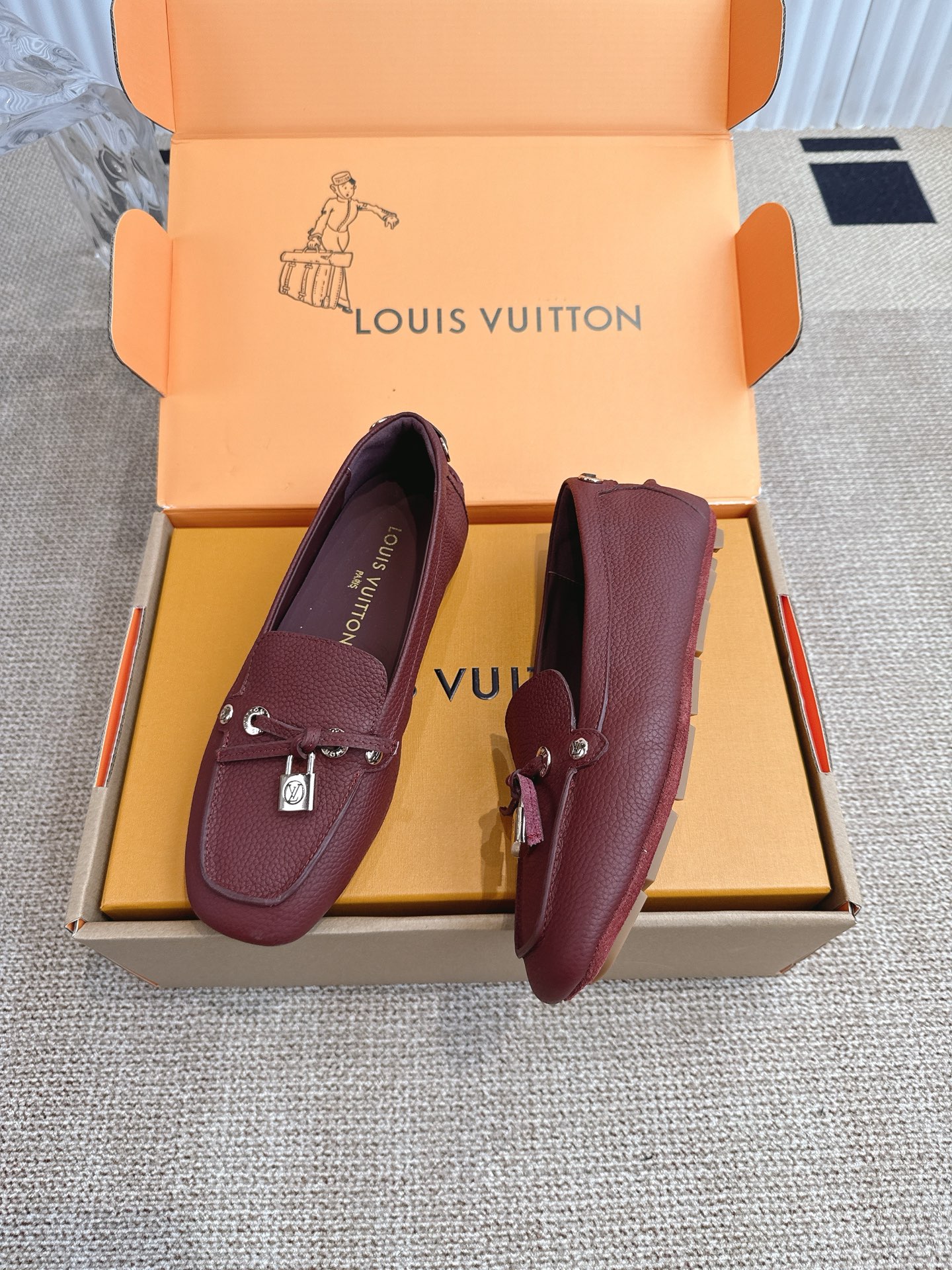 Louis Vuitton Vuiton 路易威登 FLORE乐福鞋‼