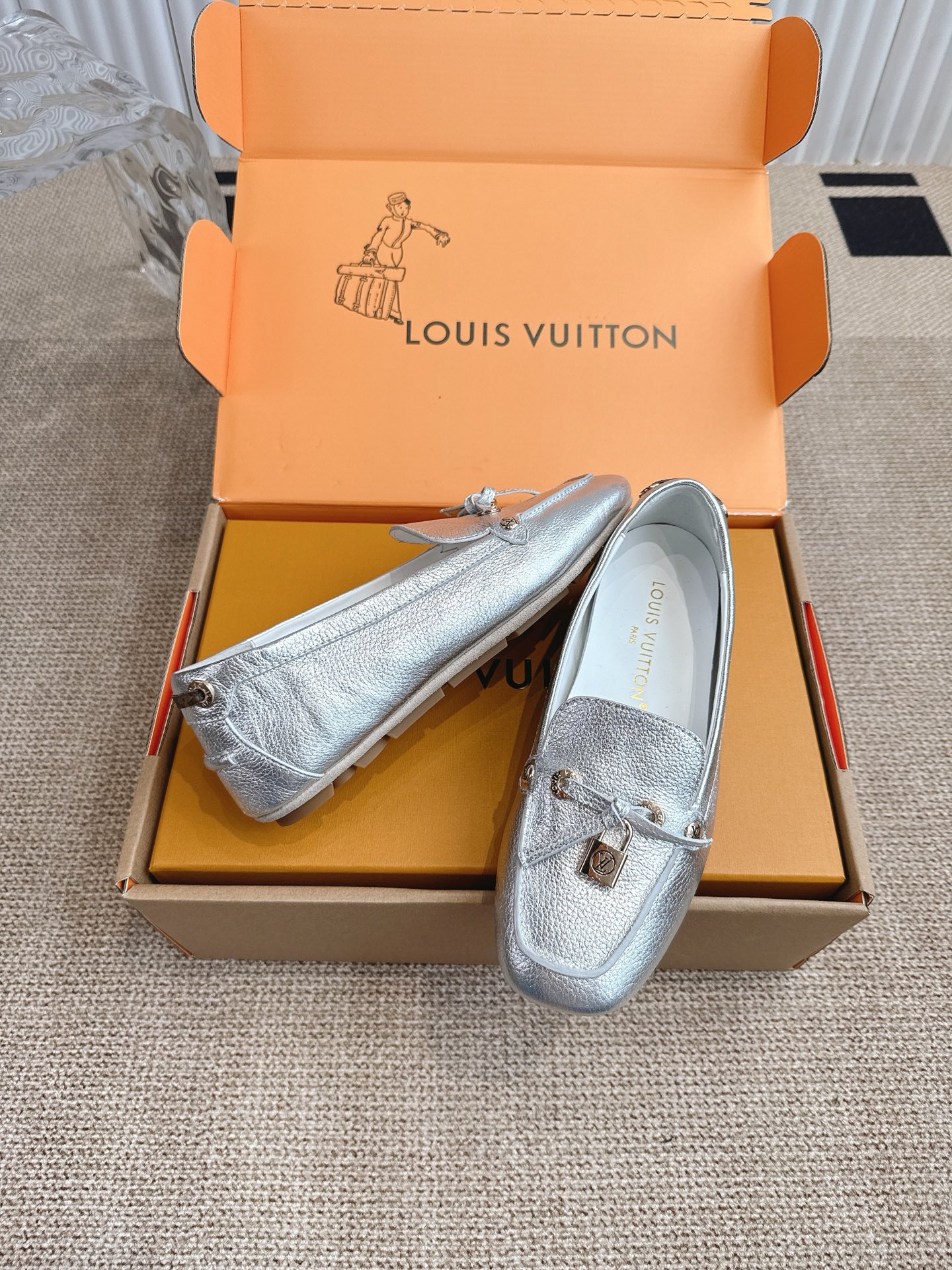 Louis Vuitton Vuiton 路易威登 FLORE乐福鞋‼