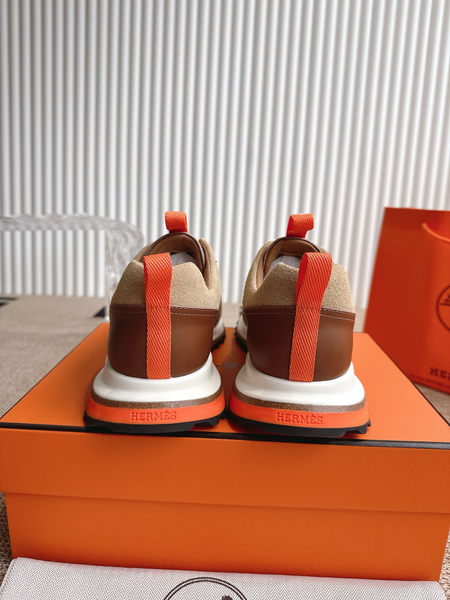 High-Quality Hermes Shoes with Zenapa Calves and Velvet Kyoto Material, Size 39-45 - 图片 8