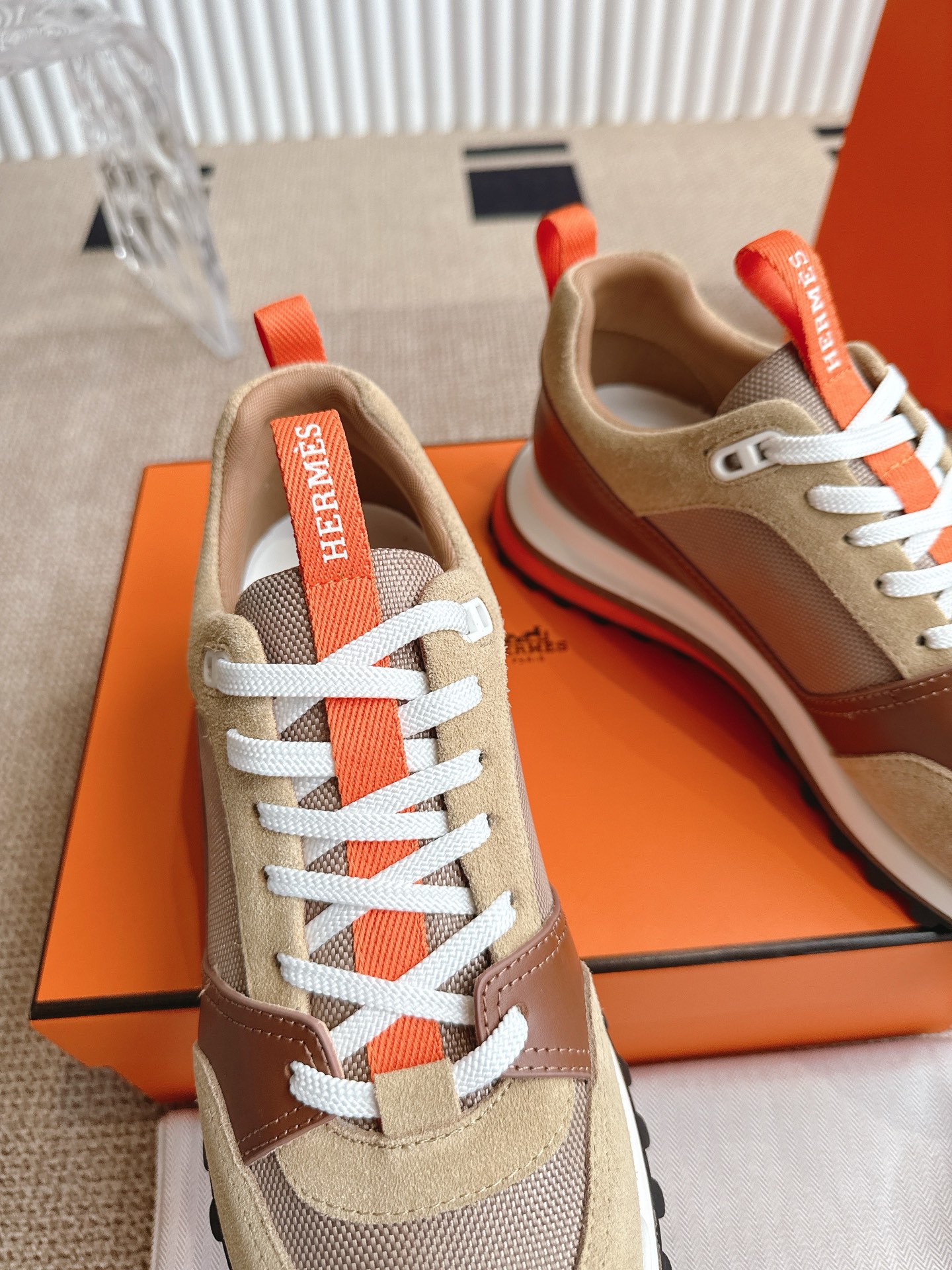 High-Quality Hermes Shoes with Zenapa Calves and Velvet Kyoto Material, Size 39-45 - 图片 6