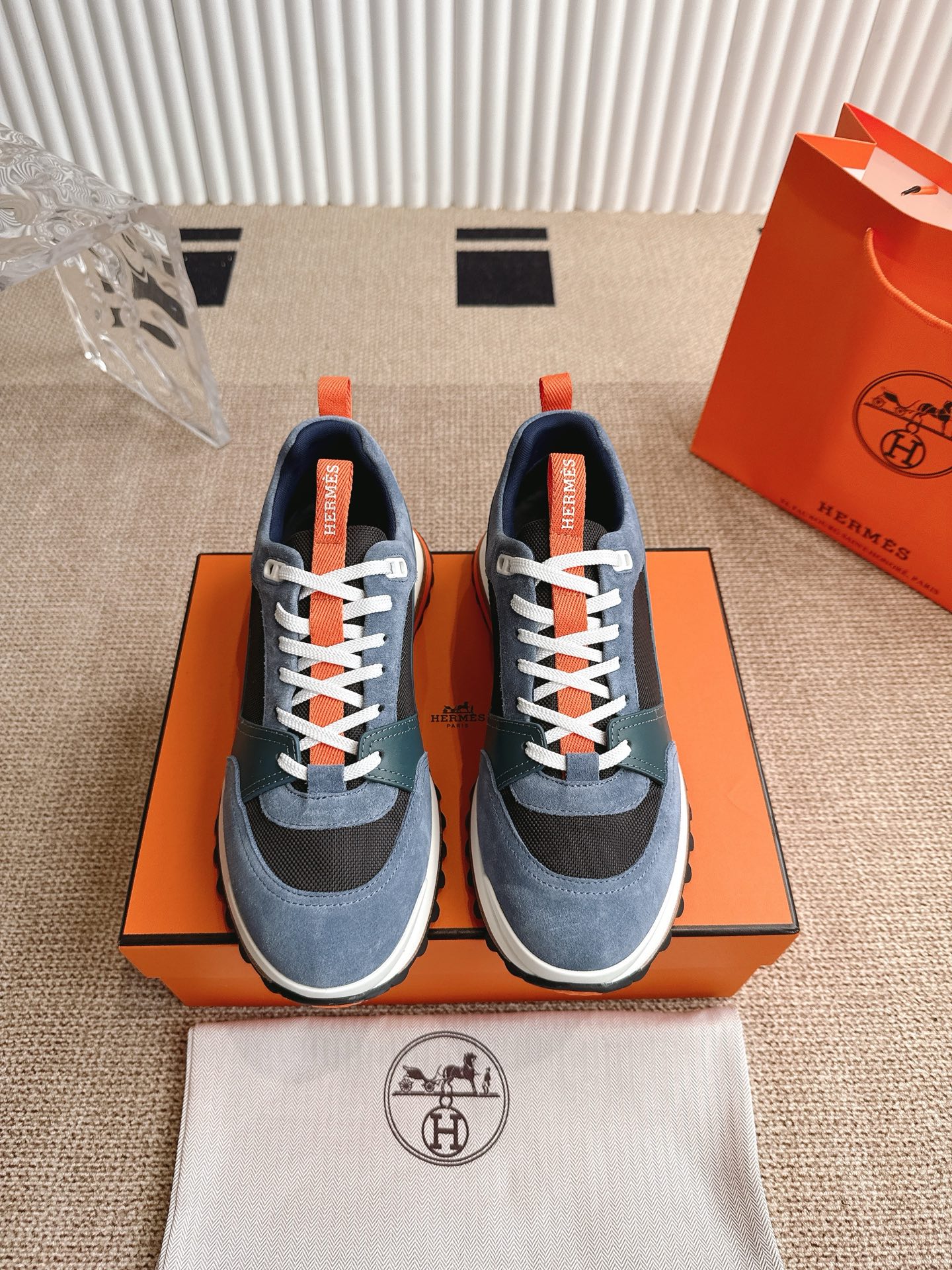 High-Quality Hermes Emermaze Shoes with Zenapa Calves and TPU Bubble Rubber Soles - 图片 2