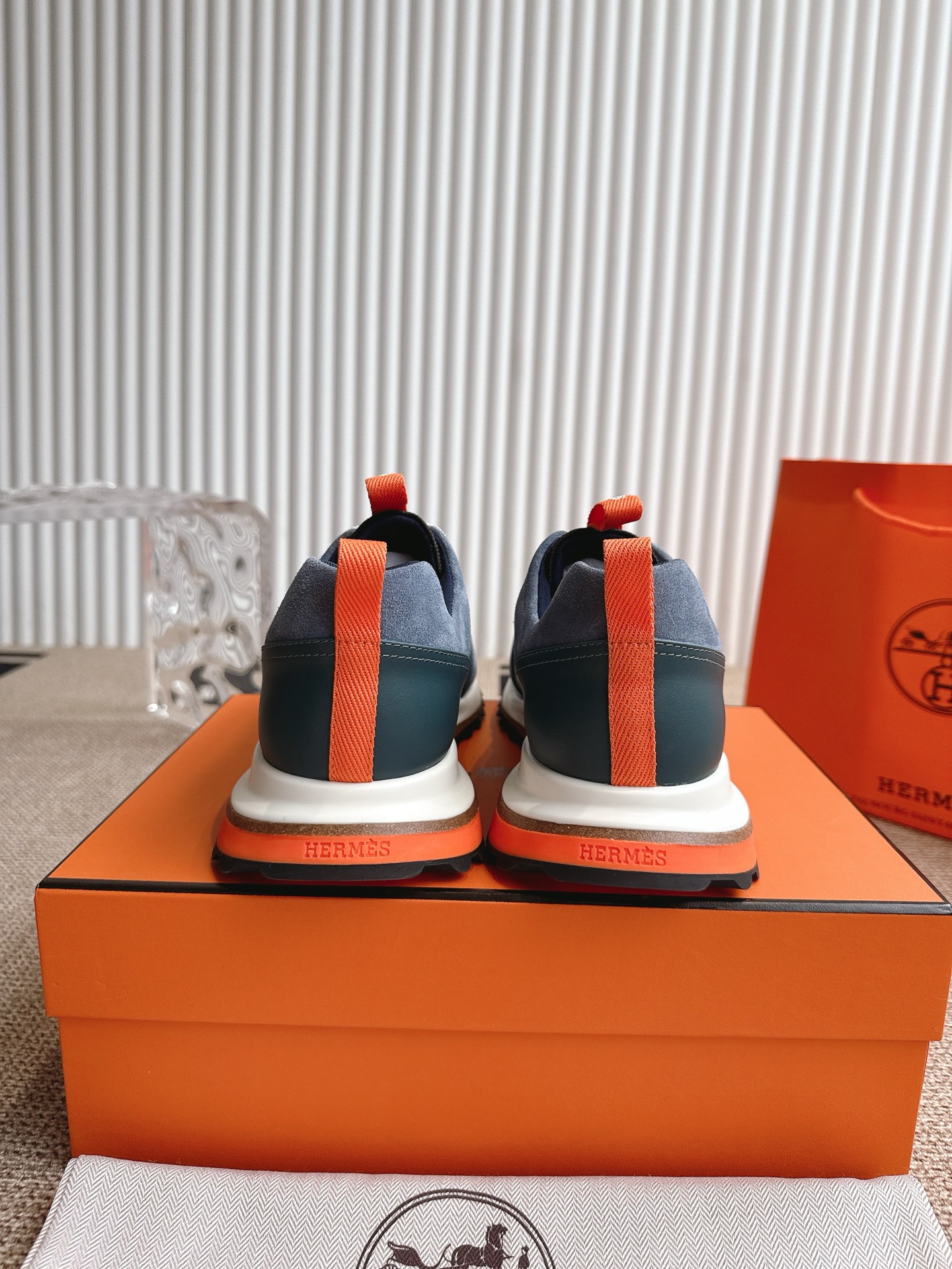 High-Quality Hermes Emermaze Shoes with Zenapa Calves and TPU Bubble Rubber Soles - 图片 8